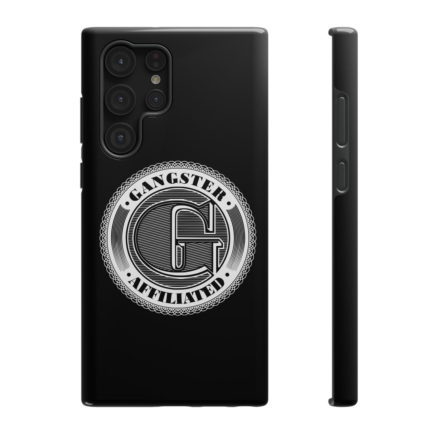 Gangster Affiliated Big "G" Monogram Logo Impact-Resistant Phone Case - Stylish Protection for Trendsetters