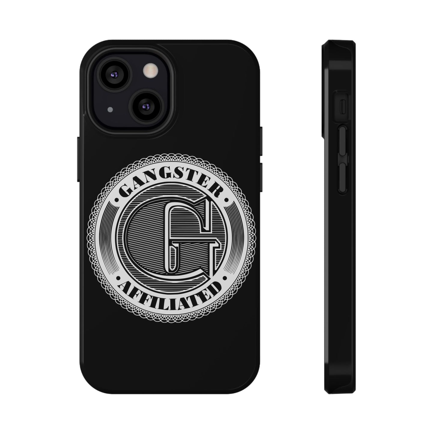 Gangster Affiliated Big "G" Monogram Logo Impact-Resistant Phone Case - Stylish Protection for Trendsetters