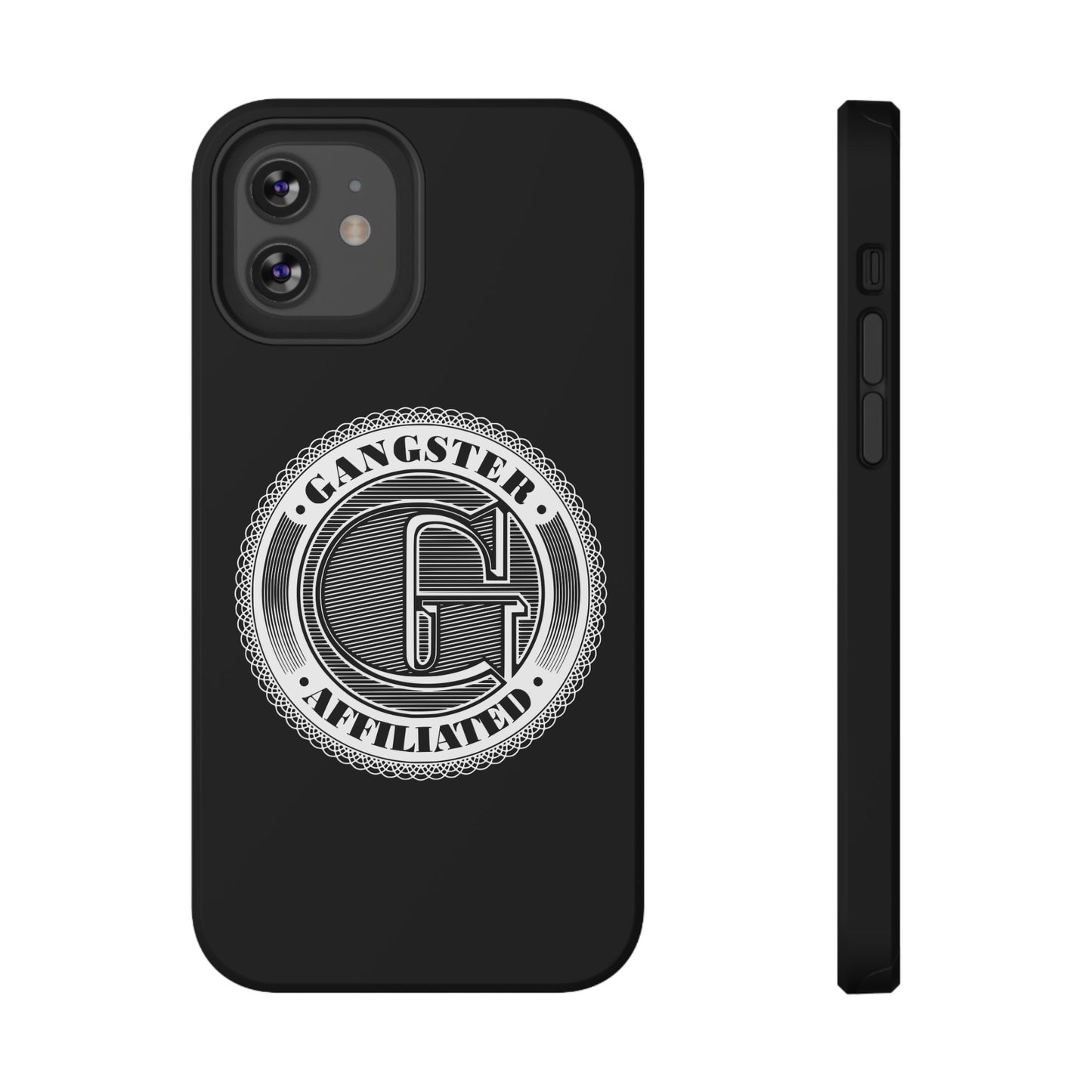 Gangster Affiliated Big "G" Monogram Logo Impact-Resistant Phone Case - Stylish Protection for Trendsetters