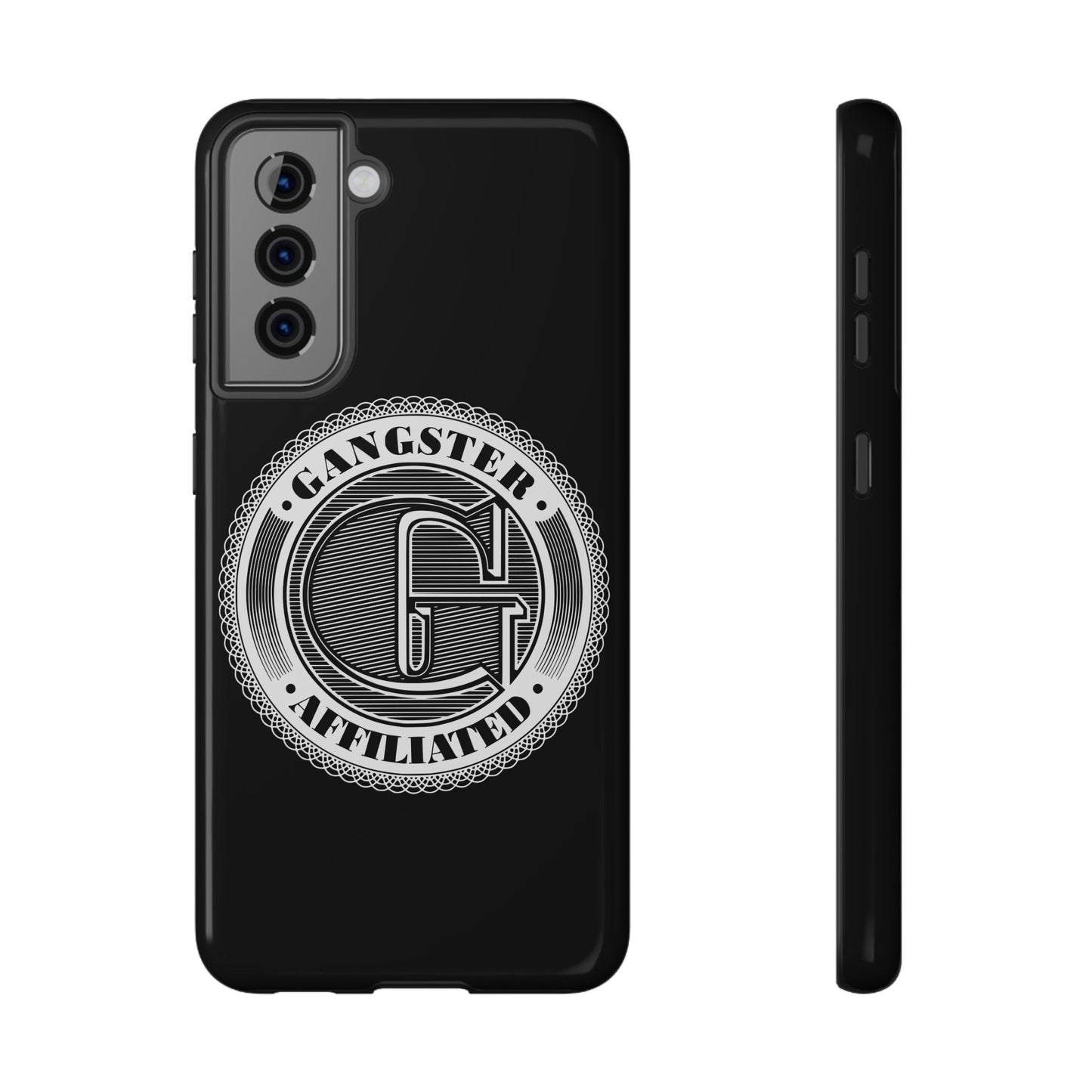 Gangster Affiliated Big "G" Monogram Logo Impact-Resistant Phone Case - Stylish Protection for Trendsetters