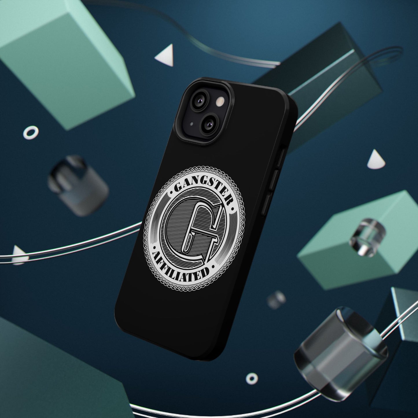 Gangster Affiliated Big "G" Monogram Logo Impact-Resistant Phone Case - Stylish Protection for Trendsetters