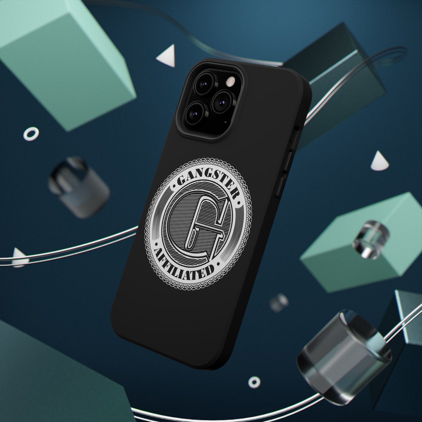 Gangster Affiliated Big "G" Monogram Logo Impact-Resistant Phone Case - Stylish Protection for Trendsetters