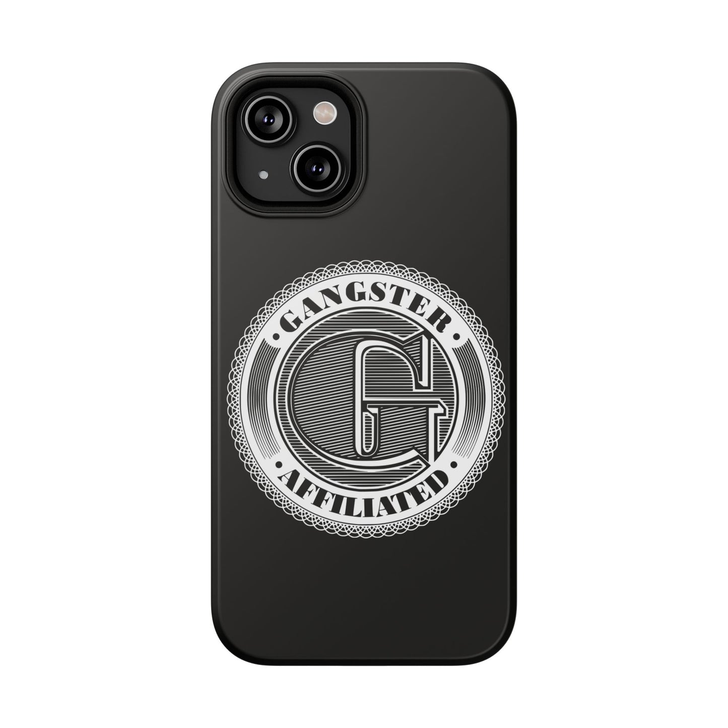 Gangster Affiliated Big "G" Monogram Logo Impact-Resistant Phone Case - Stylish Protection for Trendsetters