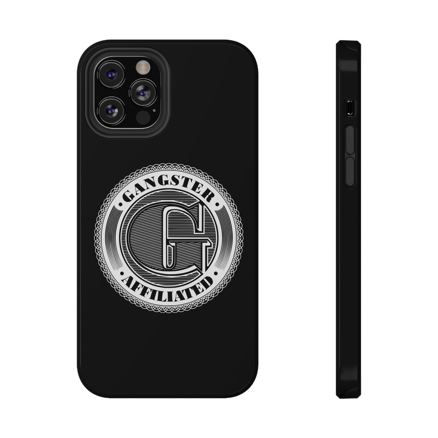 Gangster Affiliated Big "G" Monogram Logo Impact-Resistant Phone Case - Stylish Protection for Trendsetters
