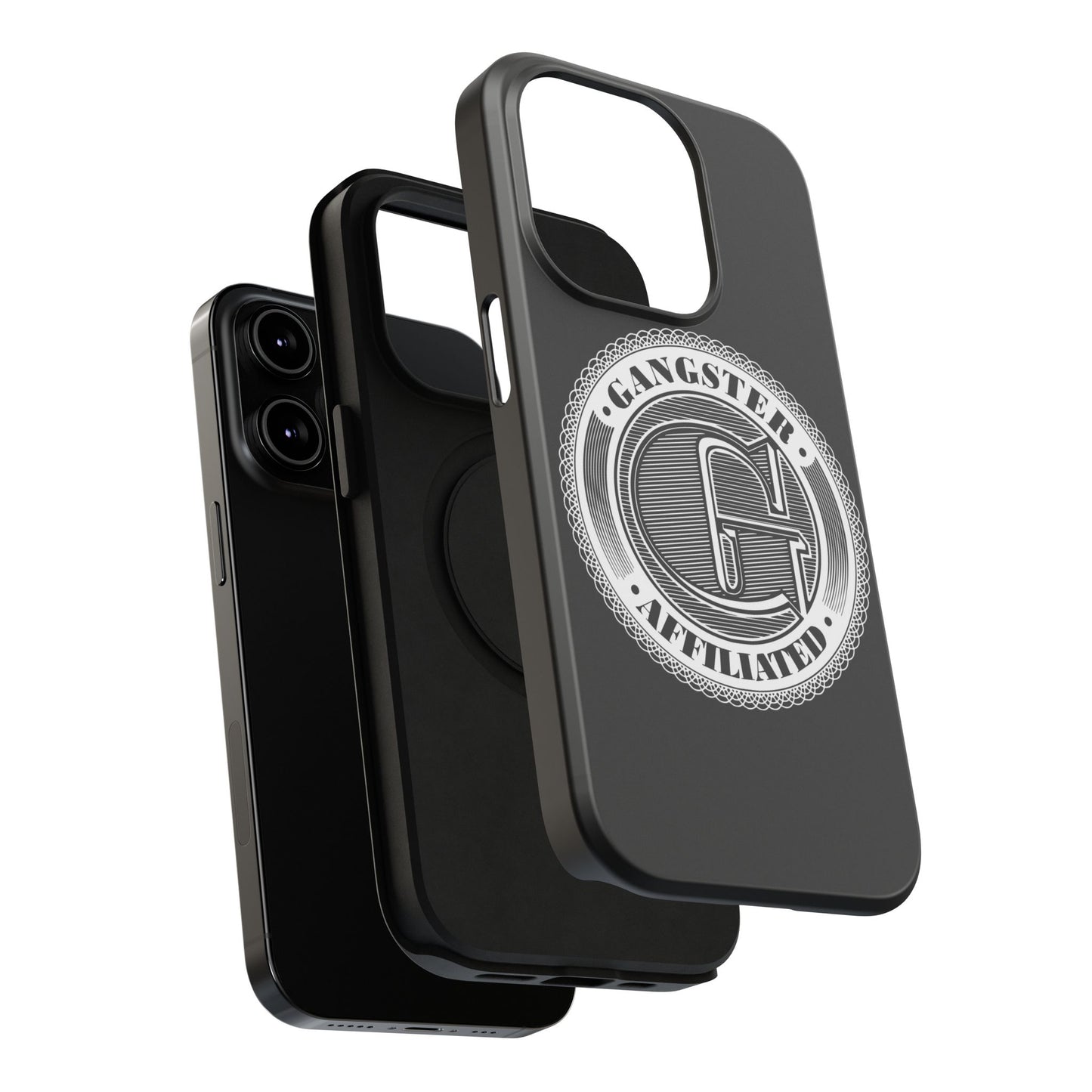 Gangster Affiliated Big "G" Monogram Logo Impact-Resistant Phone Case - Stylish Protection for Trendsetters
