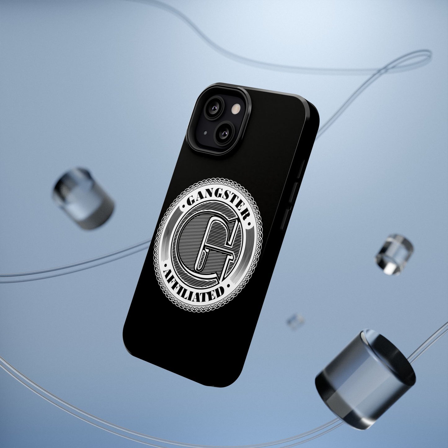 Gangster Affiliated Big "G" Monogram Logo Impact-Resistant Phone Case - Stylish Protection for Trendsetters