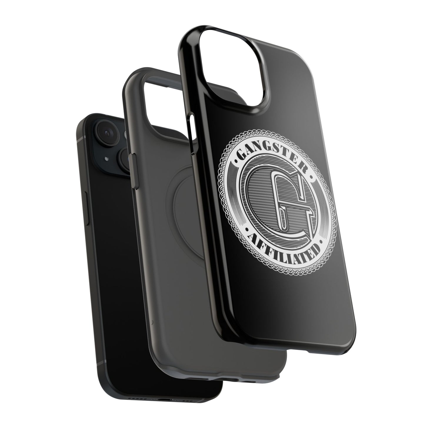 Gangster Affiliated Big "G" Monogram Logo Impact-Resistant Phone Case - Stylish Protection for Trendsetters