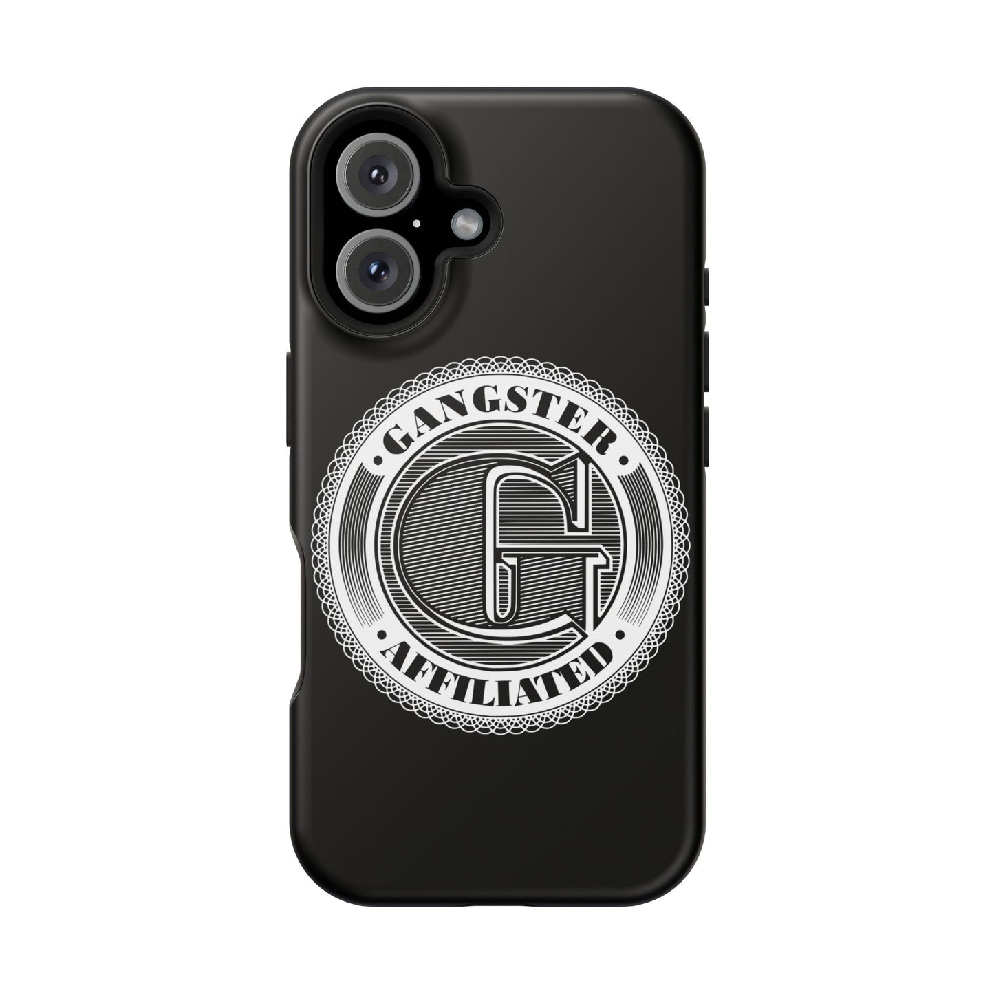 Gangster Affiliated Big "G" Monogram Logo Impact-Resistant Phone Case - Stylish Protection for Trendsetters