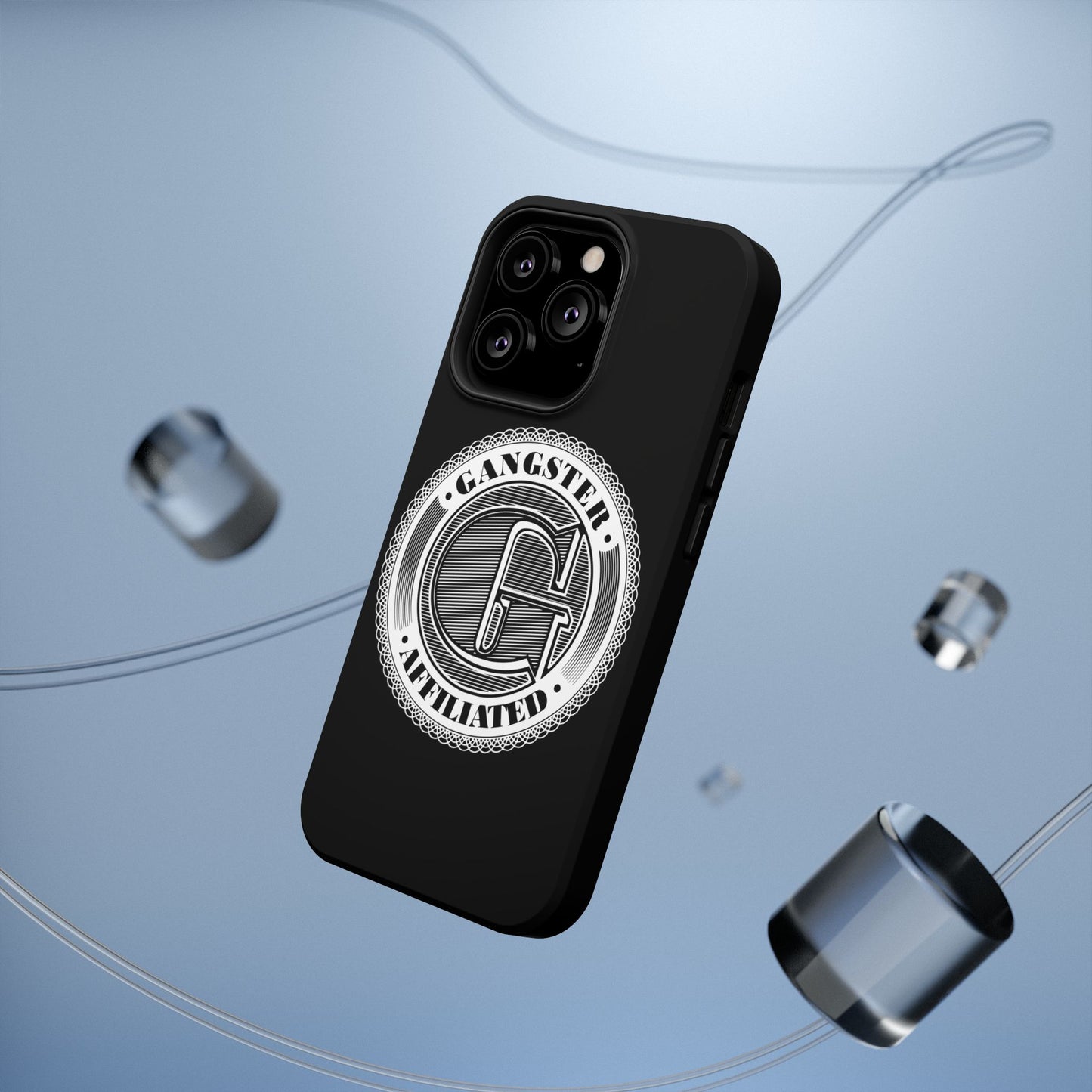 Gangster Affiliated Big "G" Monogram Logo Impact-Resistant Phone Case - Stylish Protection for Trendsetters