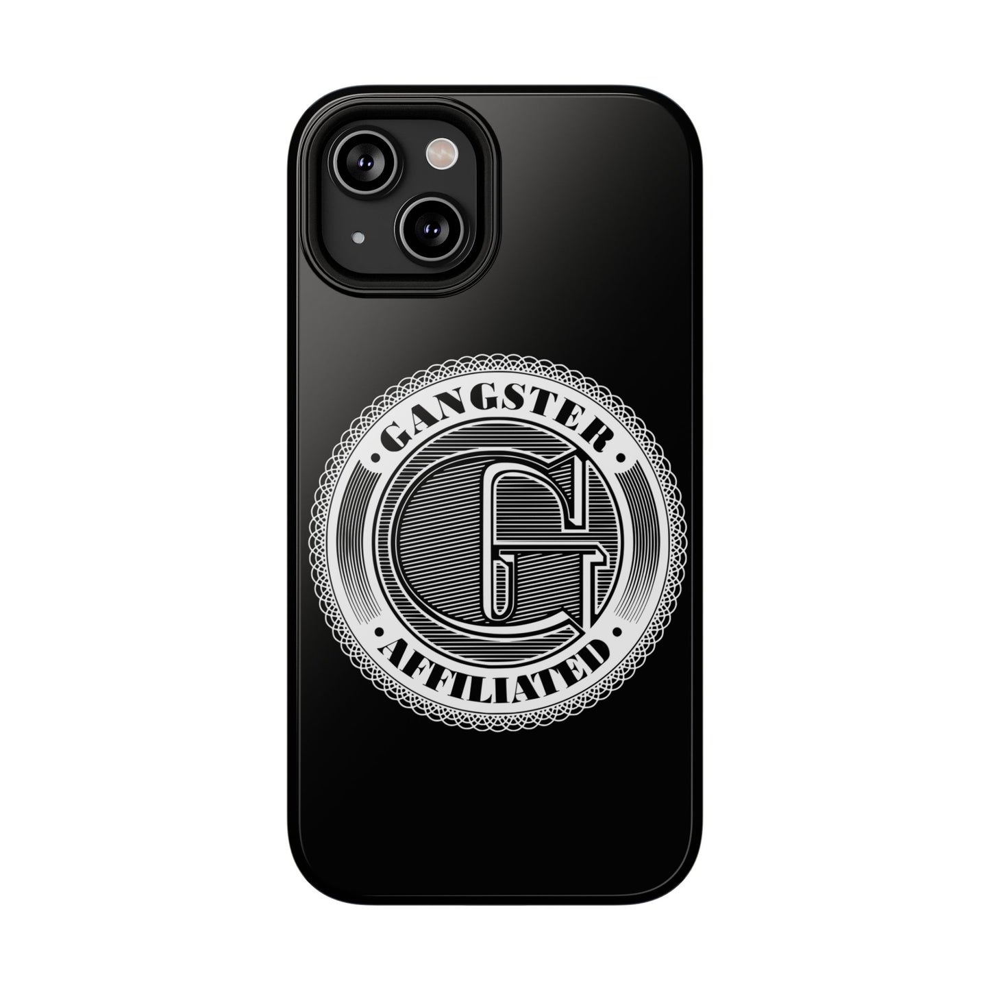 Gangster Affiliated Big "G" Monogram Logo Impact-Resistant Phone Case - Stylish Protection for Trendsetters