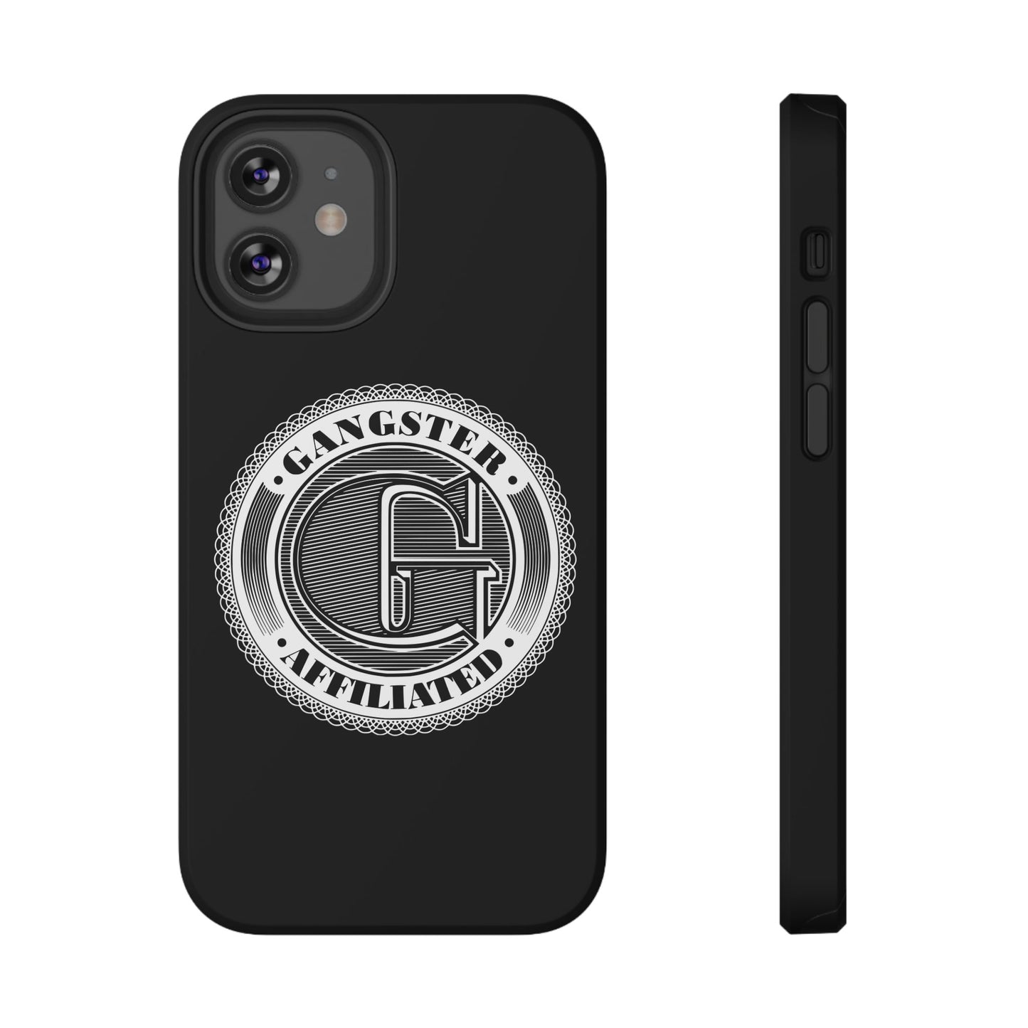 Gangster Affiliated Big "G" Monogram Logo Impact-Resistant Phone Case - Stylish Protection for Trendsetters