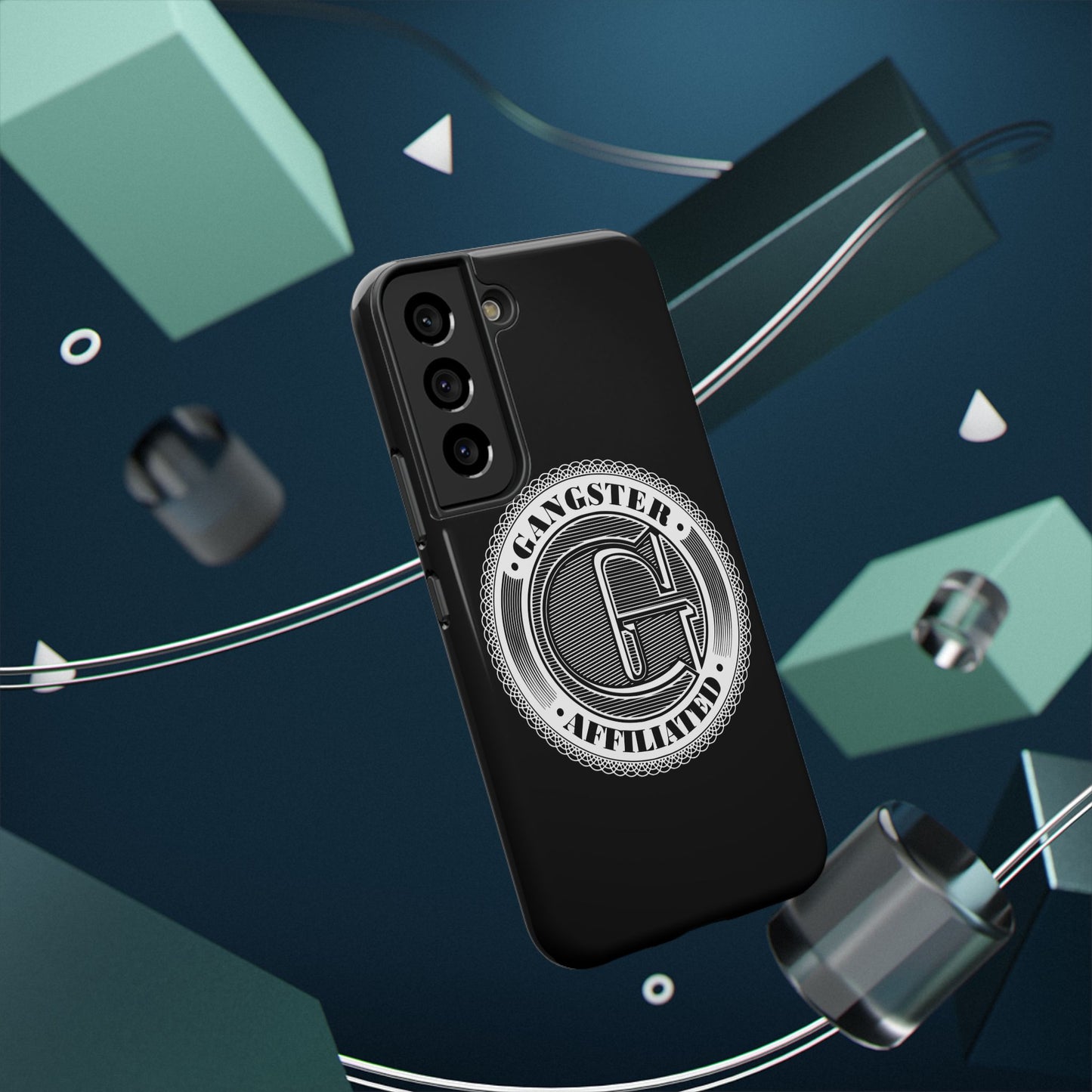 Gangster Affiliated Big "G" Monogram Logo Impact-Resistant Phone Case - Stylish Protection for Trendsetters