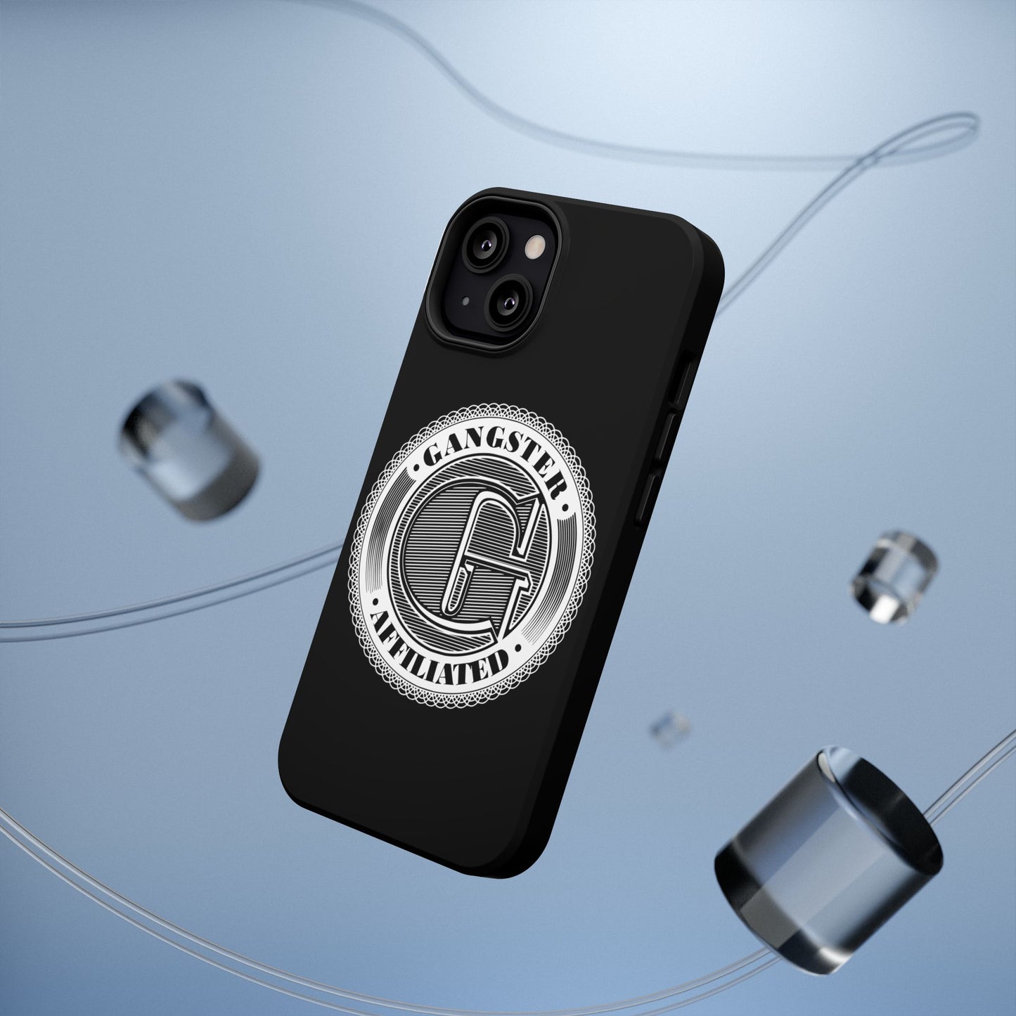 Gangster Affiliated Big "G" Monogram Logo Impact-Resistant Phone Case - Stylish Protection for Trendsetters