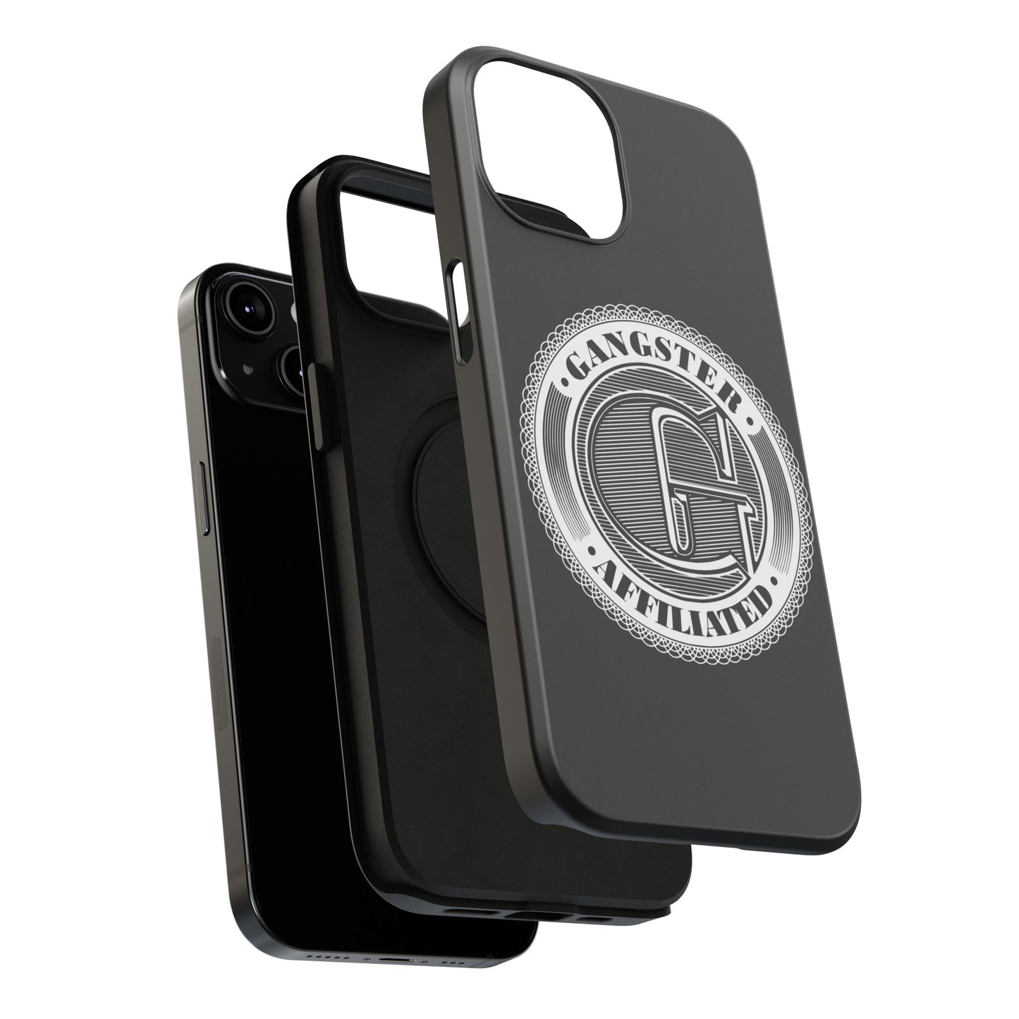 Gangster Affiliated Big "G" Monogram Logo Impact-Resistant Phone Case - Stylish Protection for Trendsetters