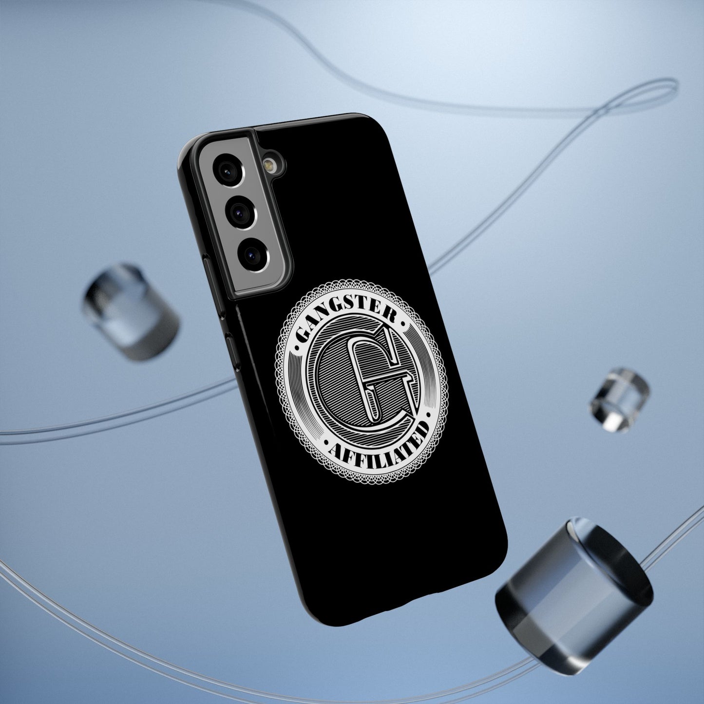 Gangster Affiliated Big "G" Monogram Logo Impact-Resistant Phone Case - Stylish Protection for Trendsetters