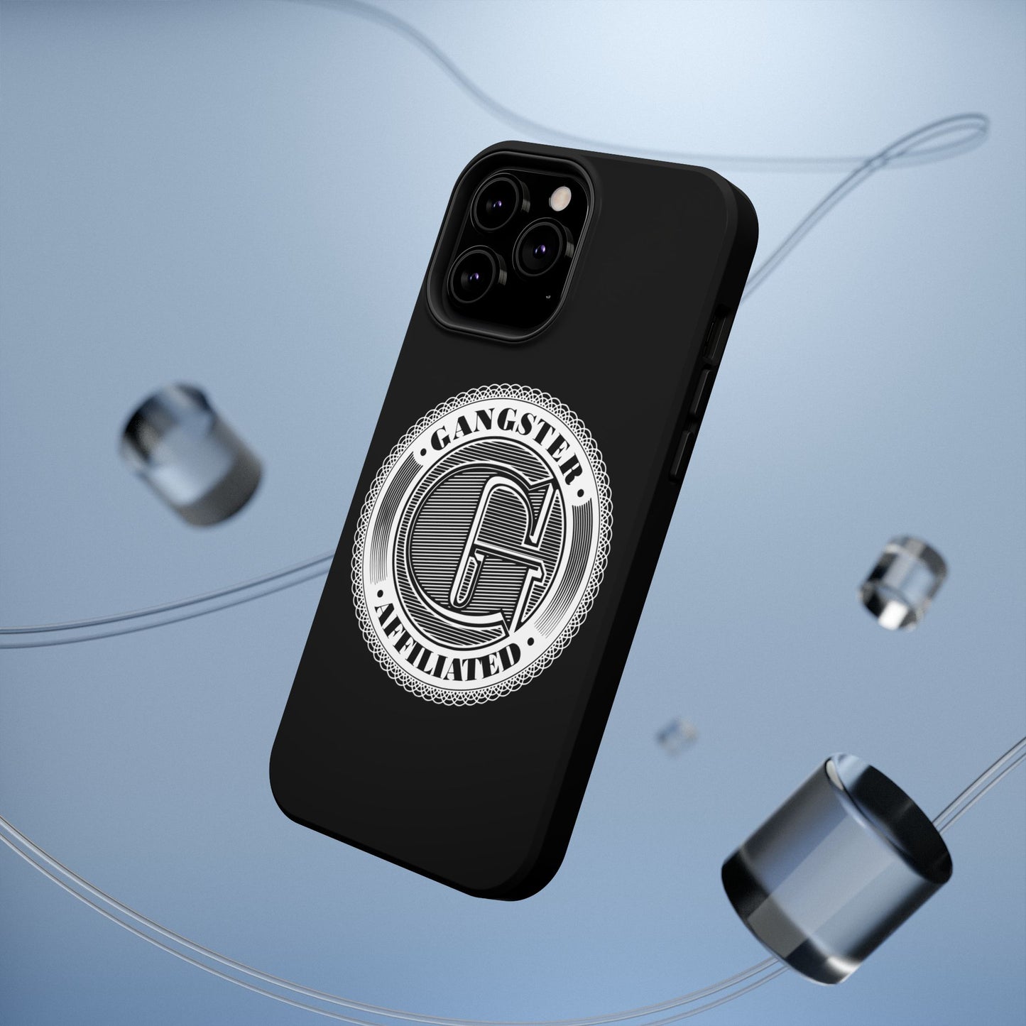 Gangster Affiliated Big "G" Monogram Logo Impact-Resistant Phone Case - Stylish Protection for Trendsetters