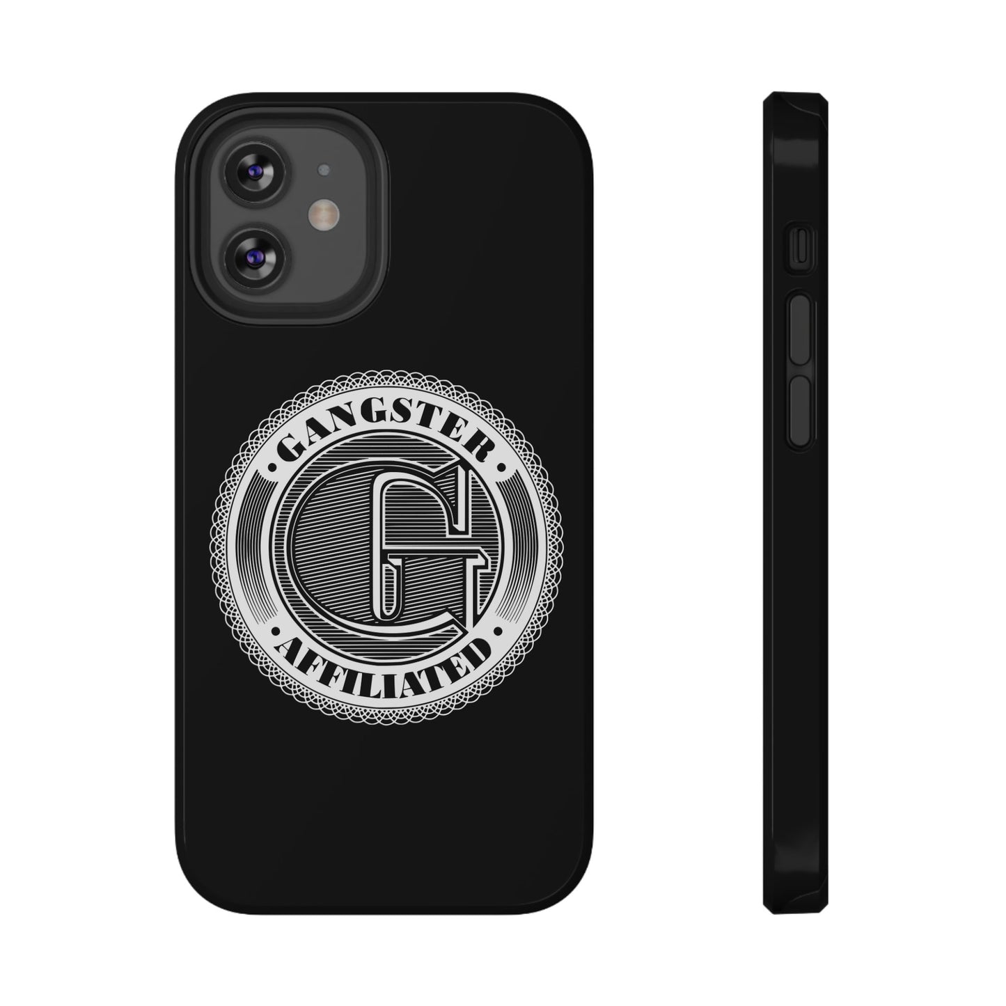 Gangster Affiliated Big "G" Monogram Logo Impact-Resistant Phone Case - Stylish Protection for Trendsetters