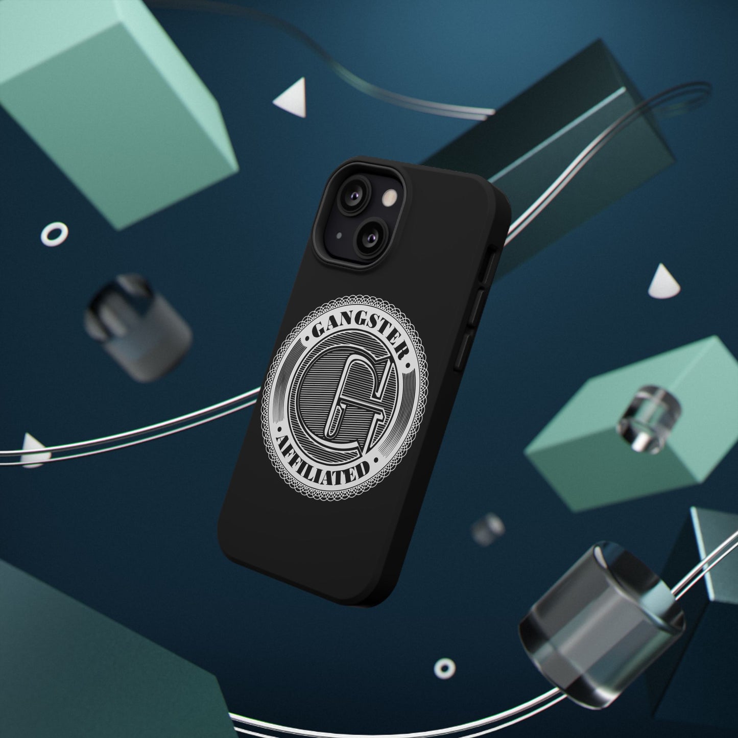 Gangster Affiliated Big "G" Monogram Logo Impact-Resistant Phone Case - Stylish Protection for Trendsetters