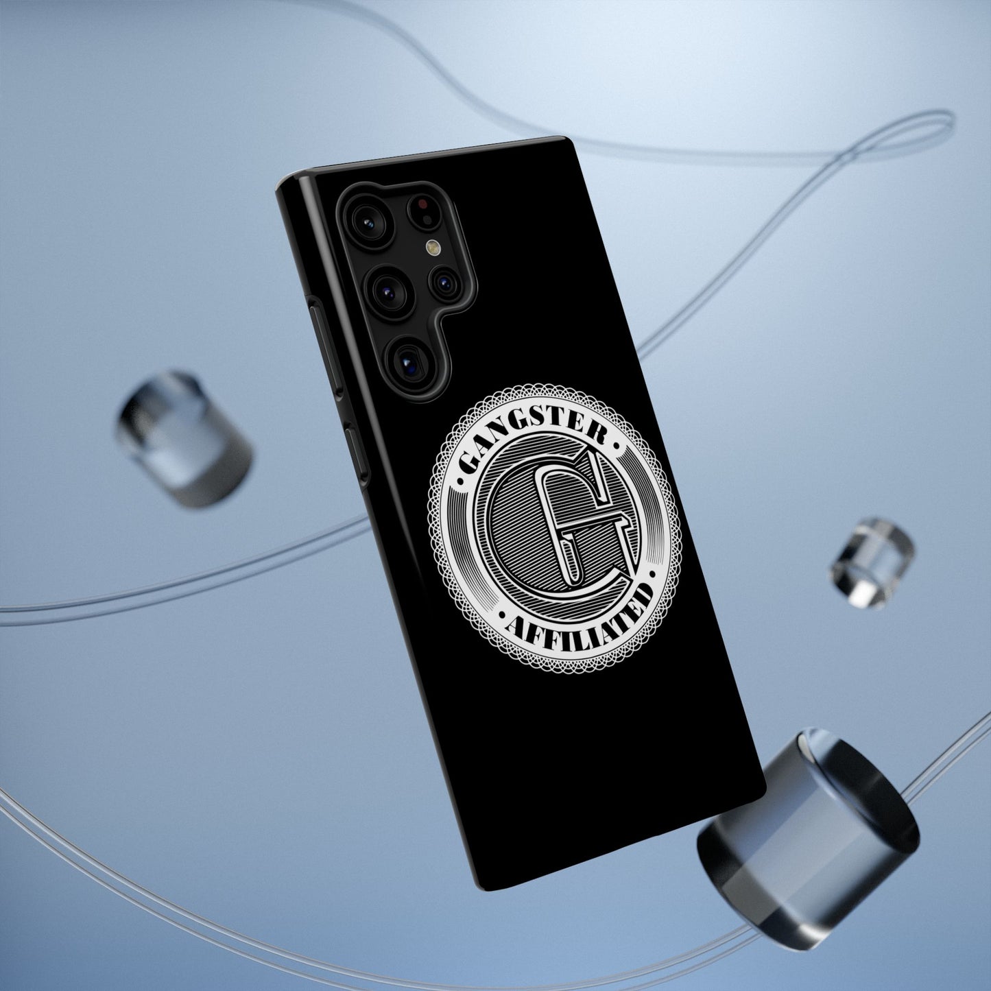 Gangster Affiliated Big "G" Monogram Logo Impact-Resistant Phone Case - Stylish Protection for Trendsetters