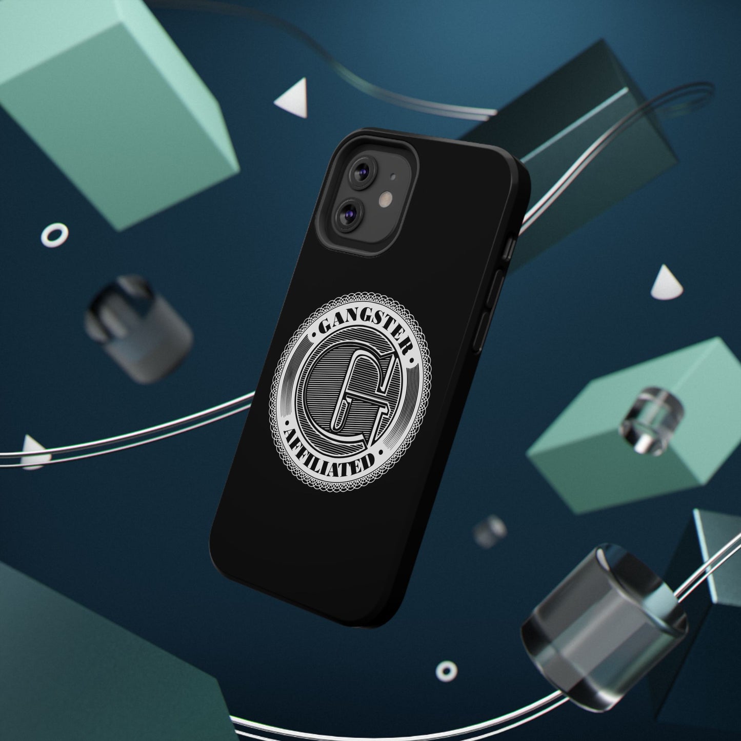 Gangster Affiliated Big "G" Monogram Logo Impact-Resistant Phone Case - Stylish Protection for Trendsetters