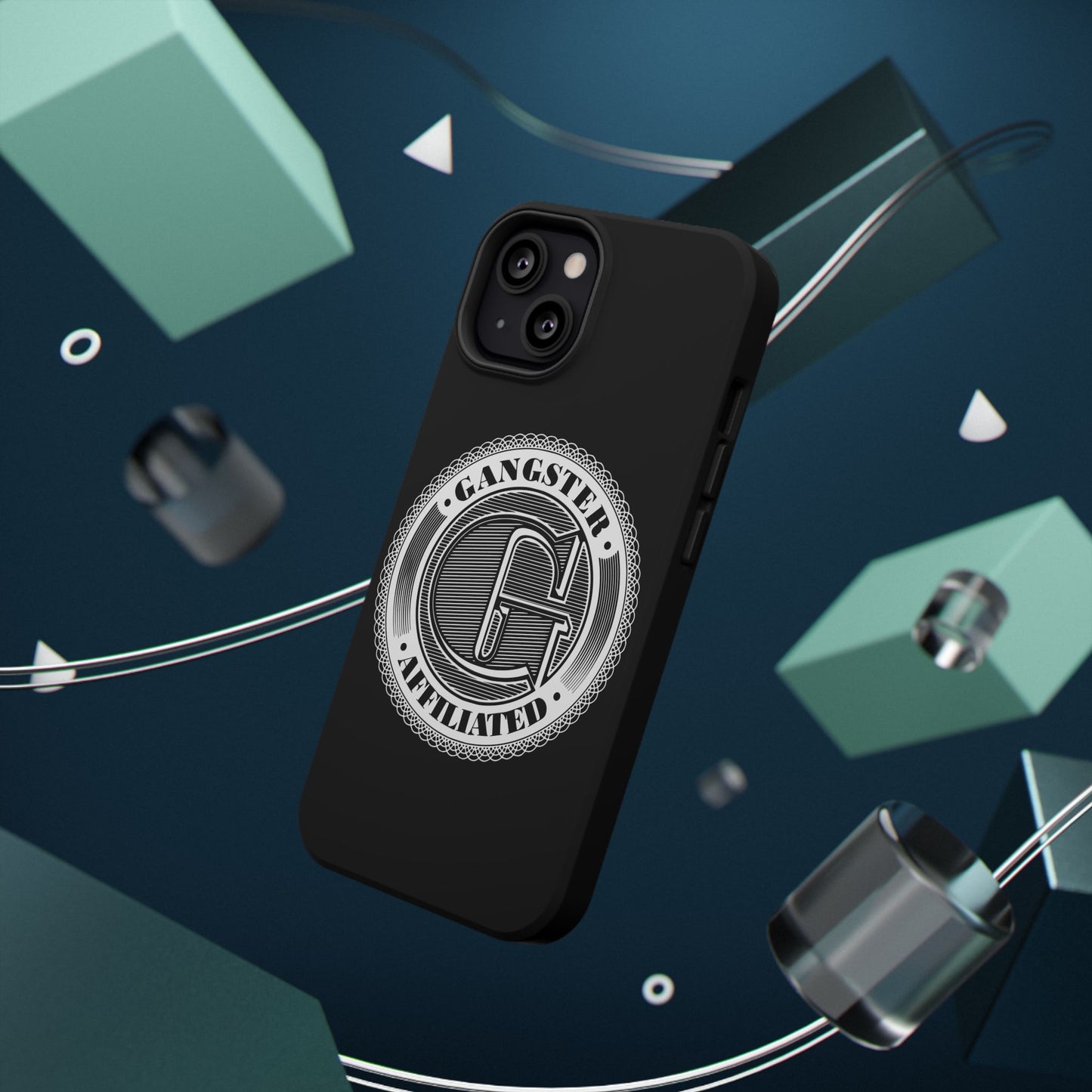 Gangster Affiliated Big "G" Monogram Logo Impact-Resistant Phone Case - Stylish Protection for Trendsetters