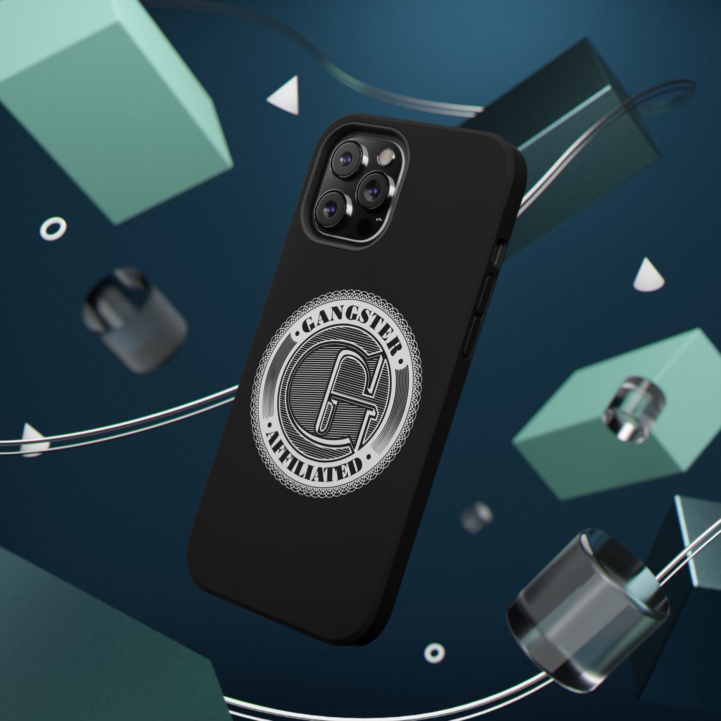 Gangster Affiliated Big "G" Monogram Logo Impact-Resistant Phone Case - Stylish Protection for Trendsetters