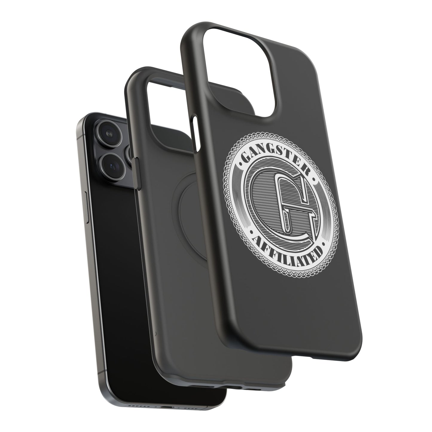 Gangster Affiliated Big "G" Monogram Logo Impact-Resistant Phone Case - Stylish Protection for Trendsetters