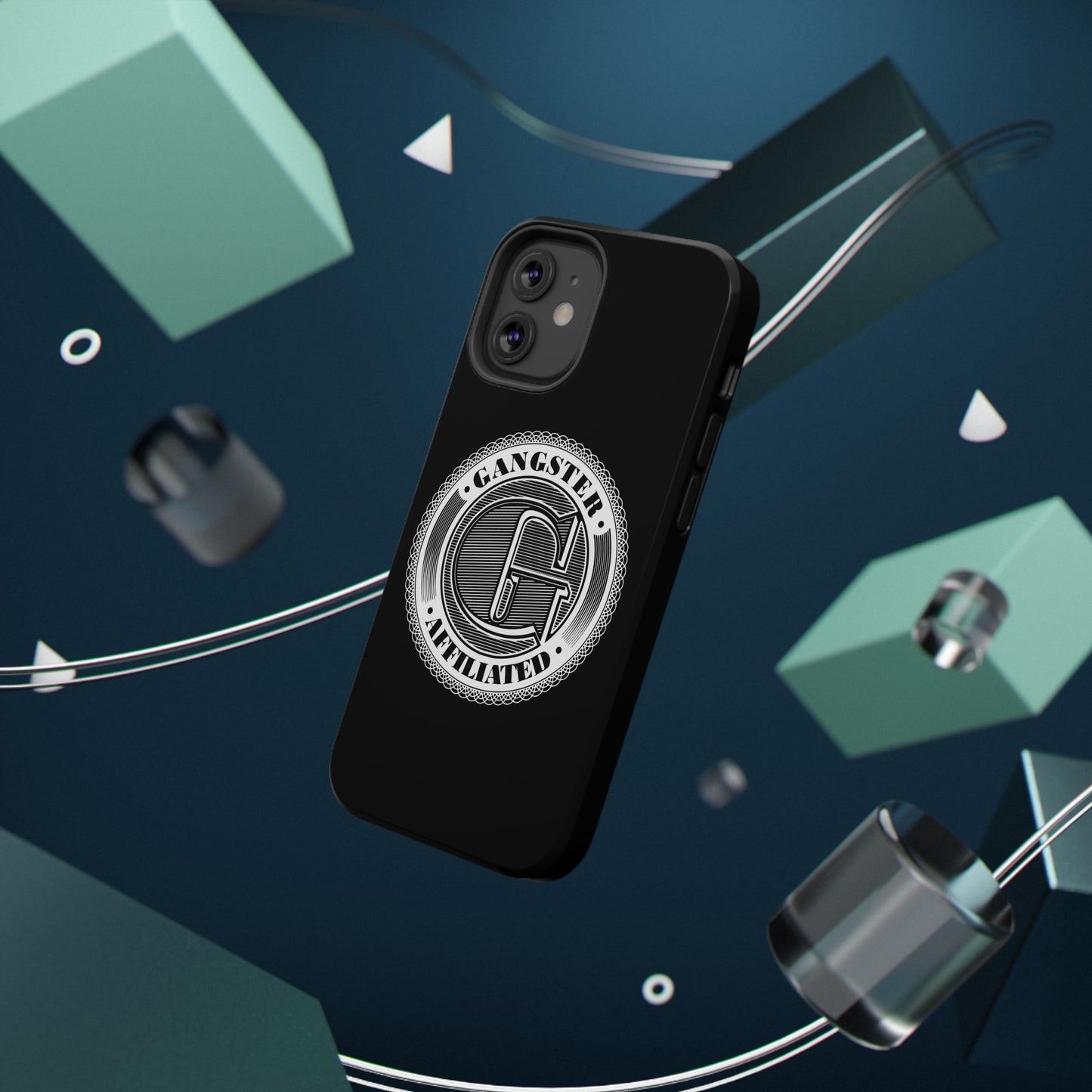 Gangster Affiliated Big "G" Monogram Logo Impact-Resistant Phone Case - Stylish Protection for Trendsetters