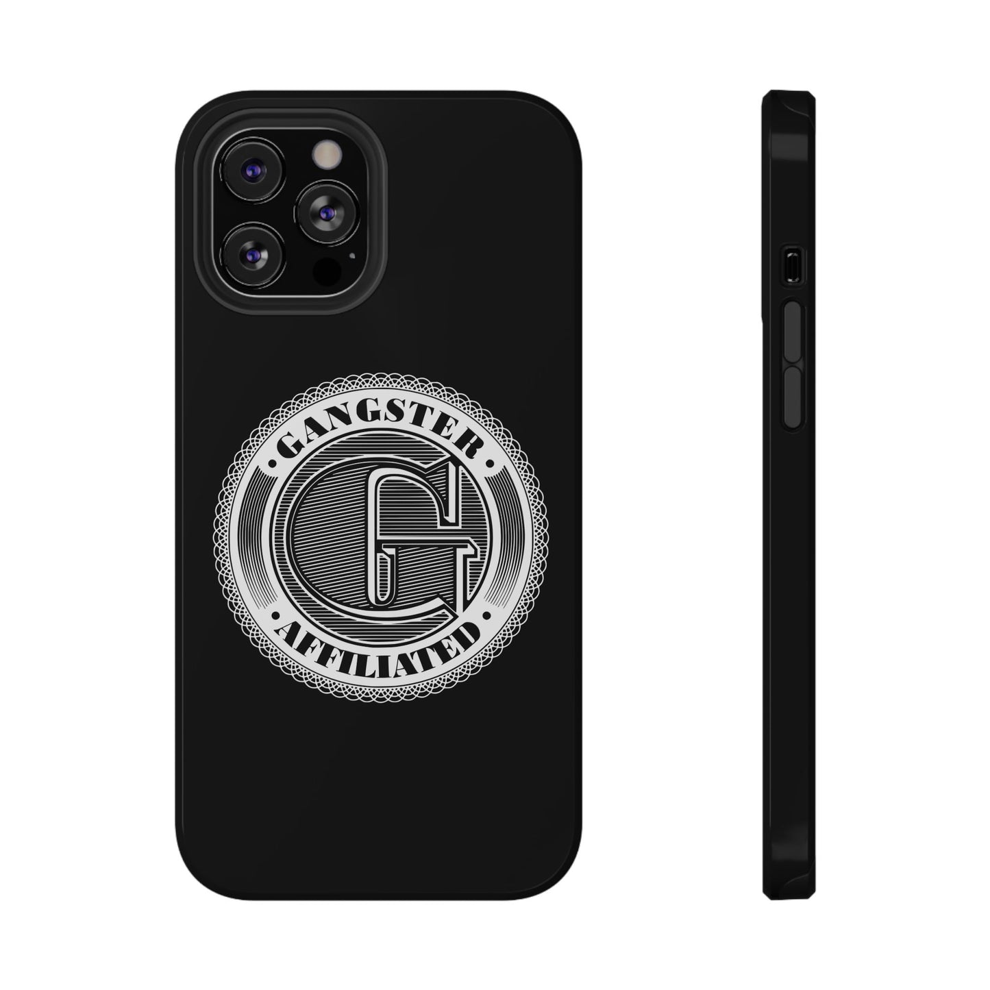 Gangster Affiliated Big "G" Monogram Logo Impact-Resistant Phone Case - Stylish Protection for Trendsetters