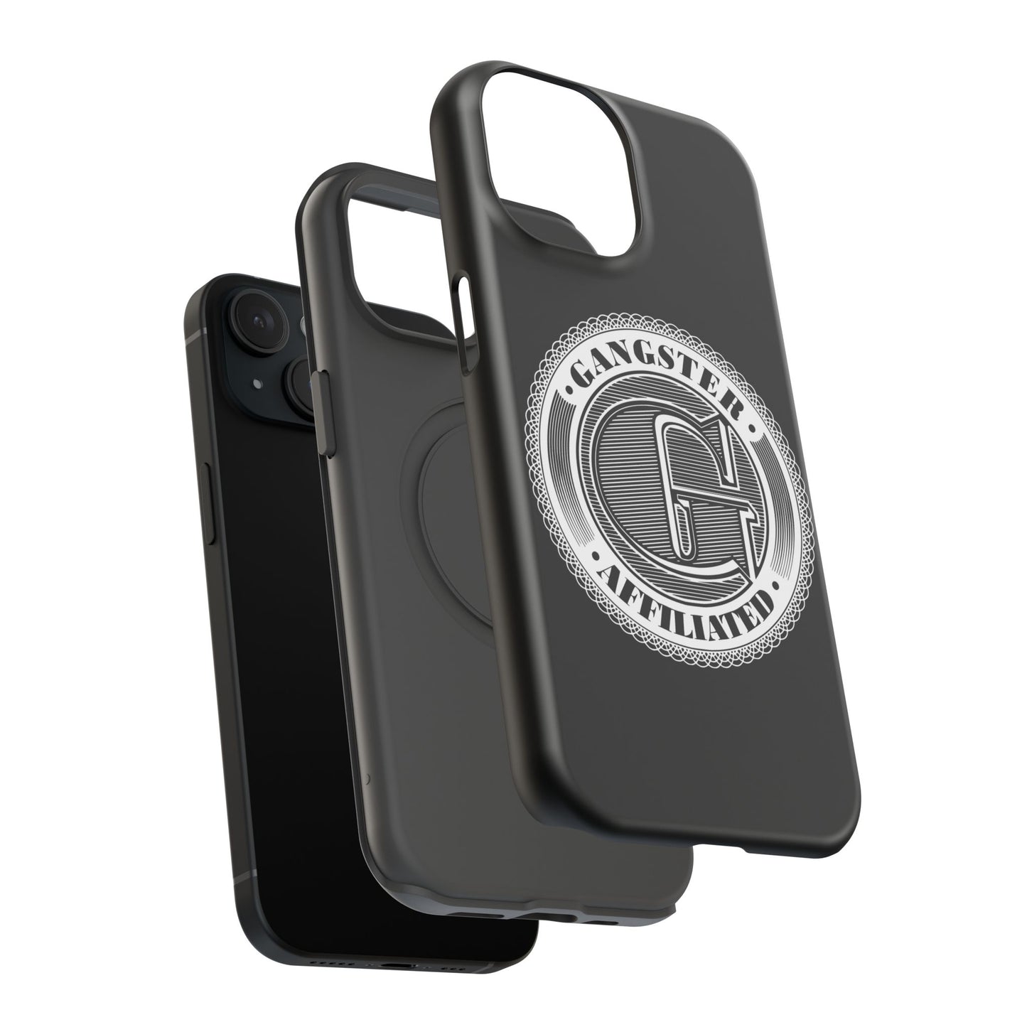 Gangster Affiliated Big "G" Monogram Logo Impact-Resistant Phone Case - Stylish Protection for Trendsetters
