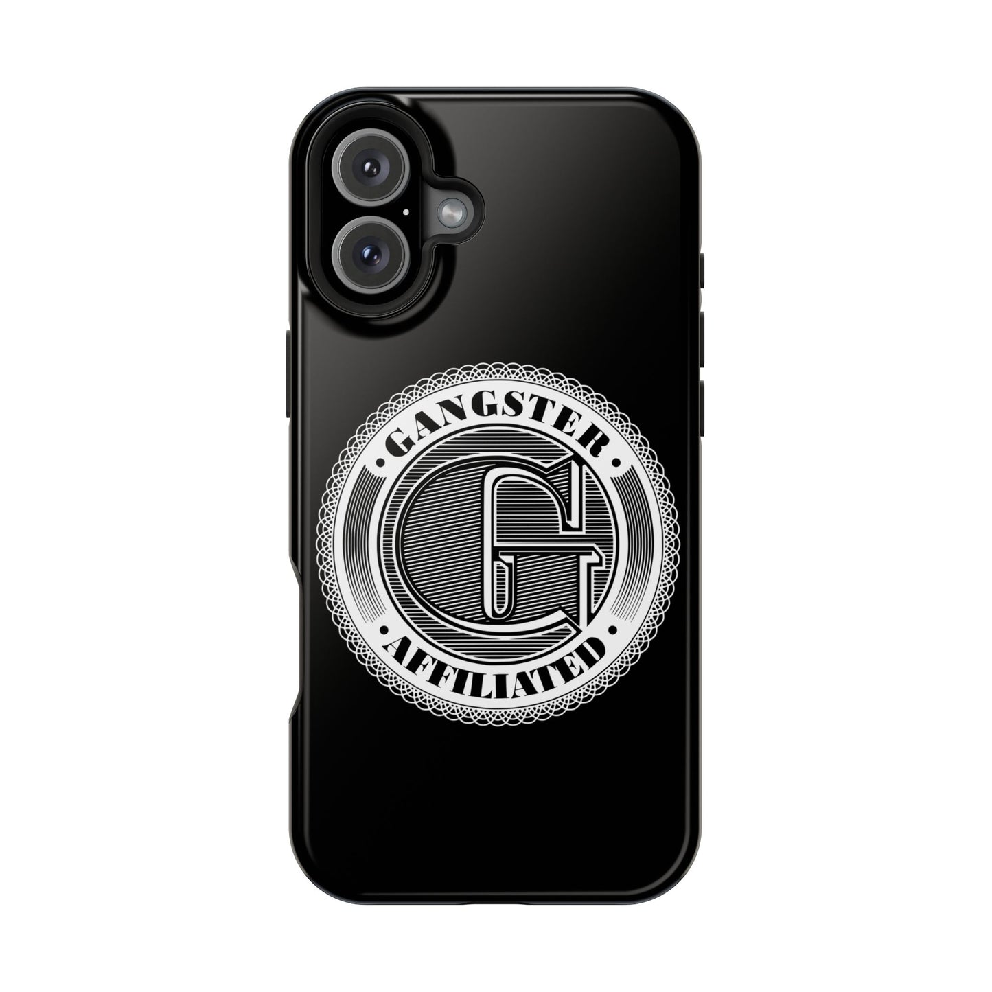 Gangster Affiliated Big "G" Monogram Logo Impact-Resistant Phone Case - Stylish Protection for Trendsetters
