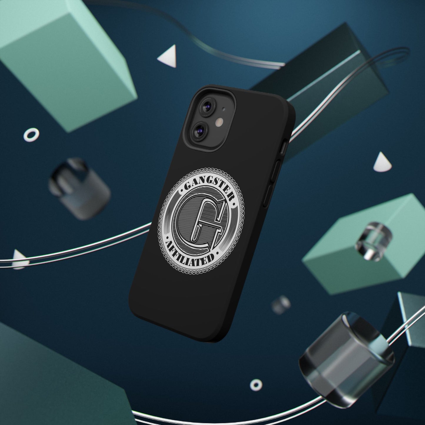 Gangster Affiliated Big "G" Monogram Logo Impact-Resistant Phone Case - Stylish Protection for Trendsetters