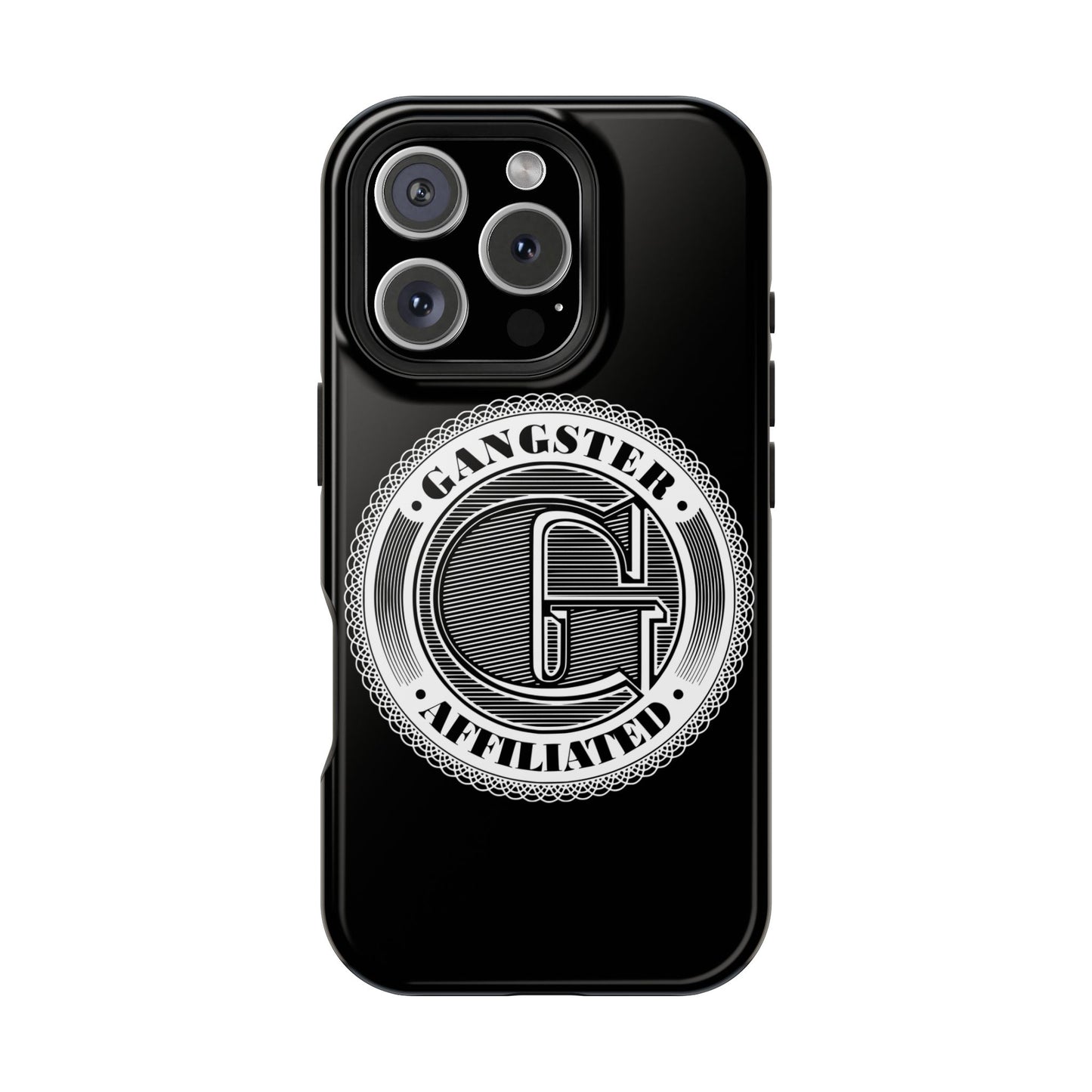 Gangster Affiliated Big "G" Monogram Logo Impact-Resistant Phone Case - Stylish Protection for Trendsetters