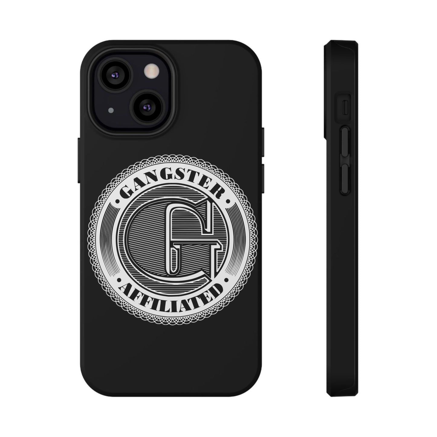 Gangster Affiliated Big "G" Monogram Logo Impact-Resistant Phone Case - Stylish Protection for Trendsetters