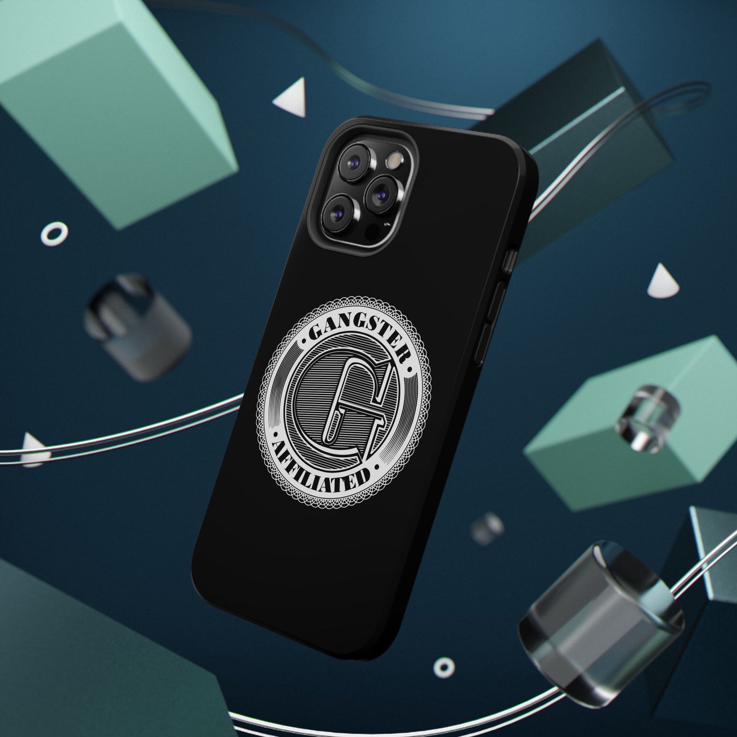 Gangster Affiliated Big "G" Monogram Logo Impact-Resistant Phone Case - Stylish Protection for Trendsetters