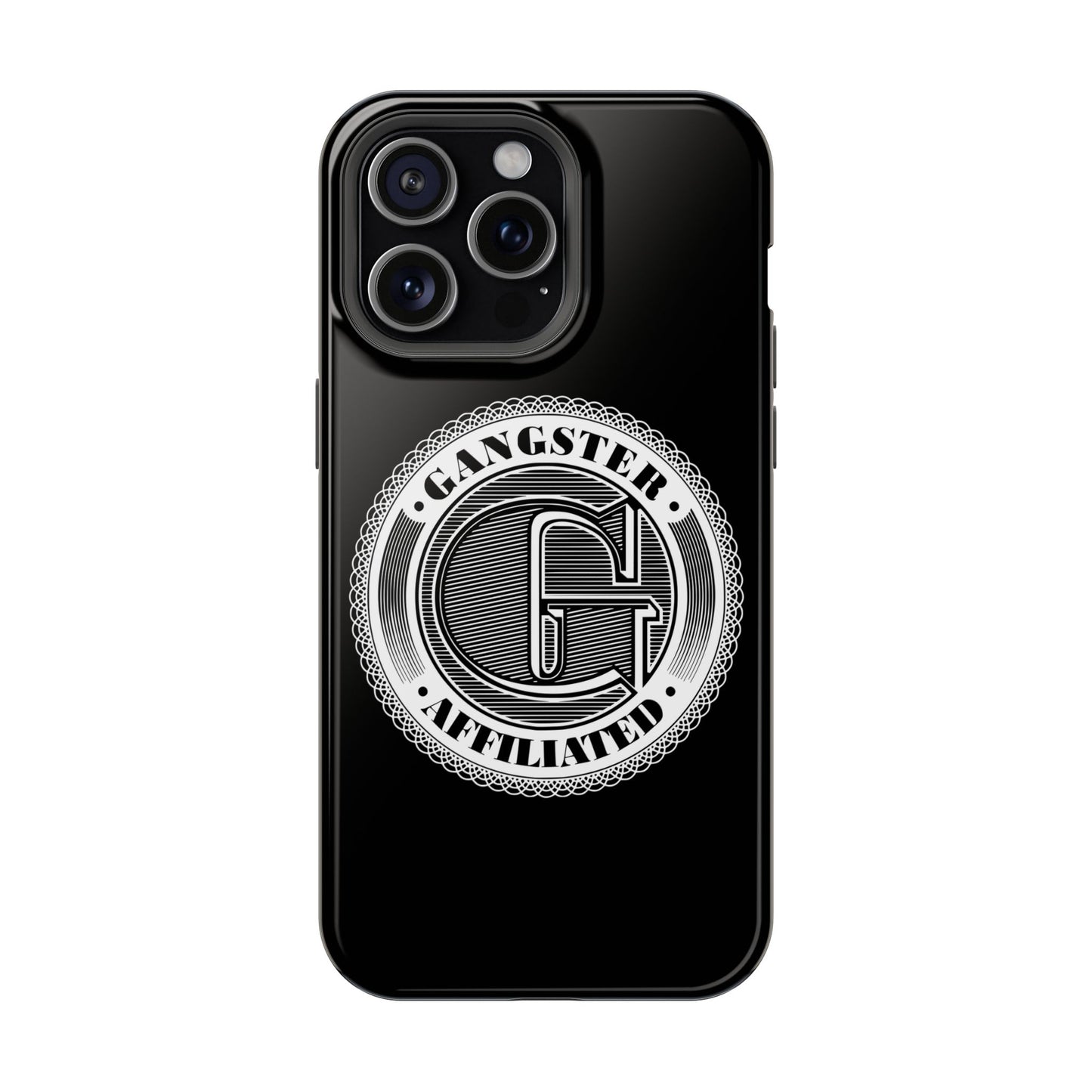 Gangster Affiliated Big "G" Monogram Logo Impact-Resistant Phone Case - Stylish Protection for Trendsetters