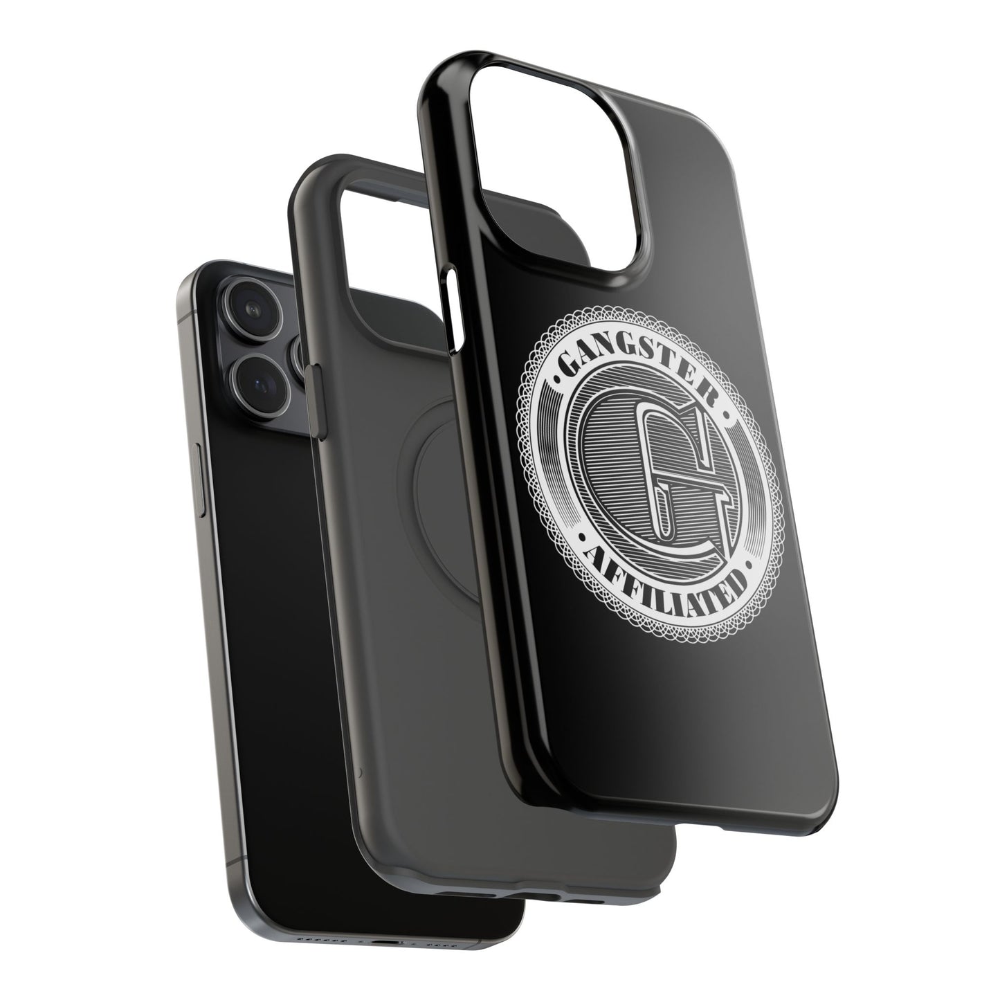 Gangster Affiliated Big "G" Monogram Logo Impact-Resistant Phone Case - Stylish Protection for Trendsetters