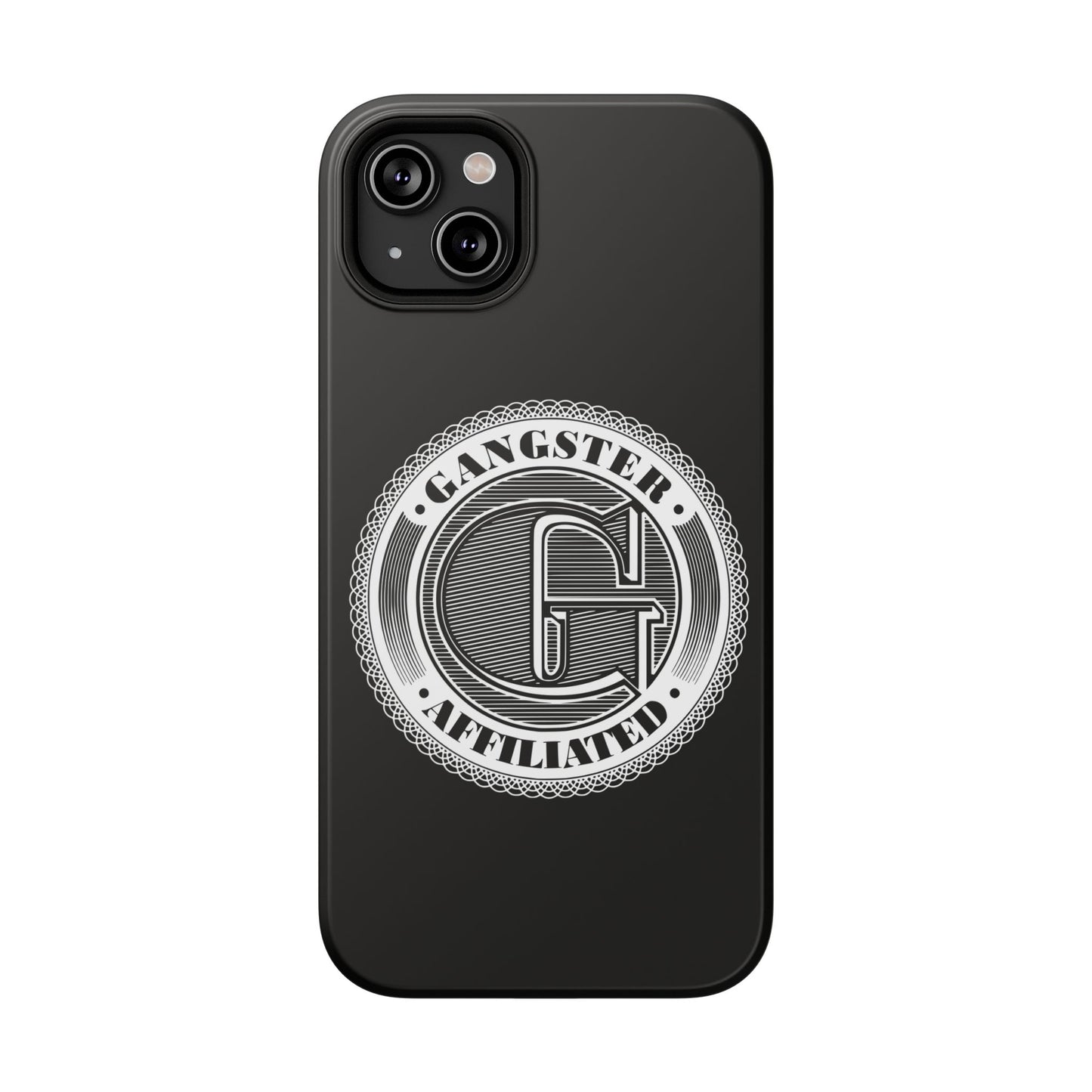 Gangster Affiliated Big "G" Monogram Logo Impact-Resistant Phone Case - Stylish Protection for Trendsetters
