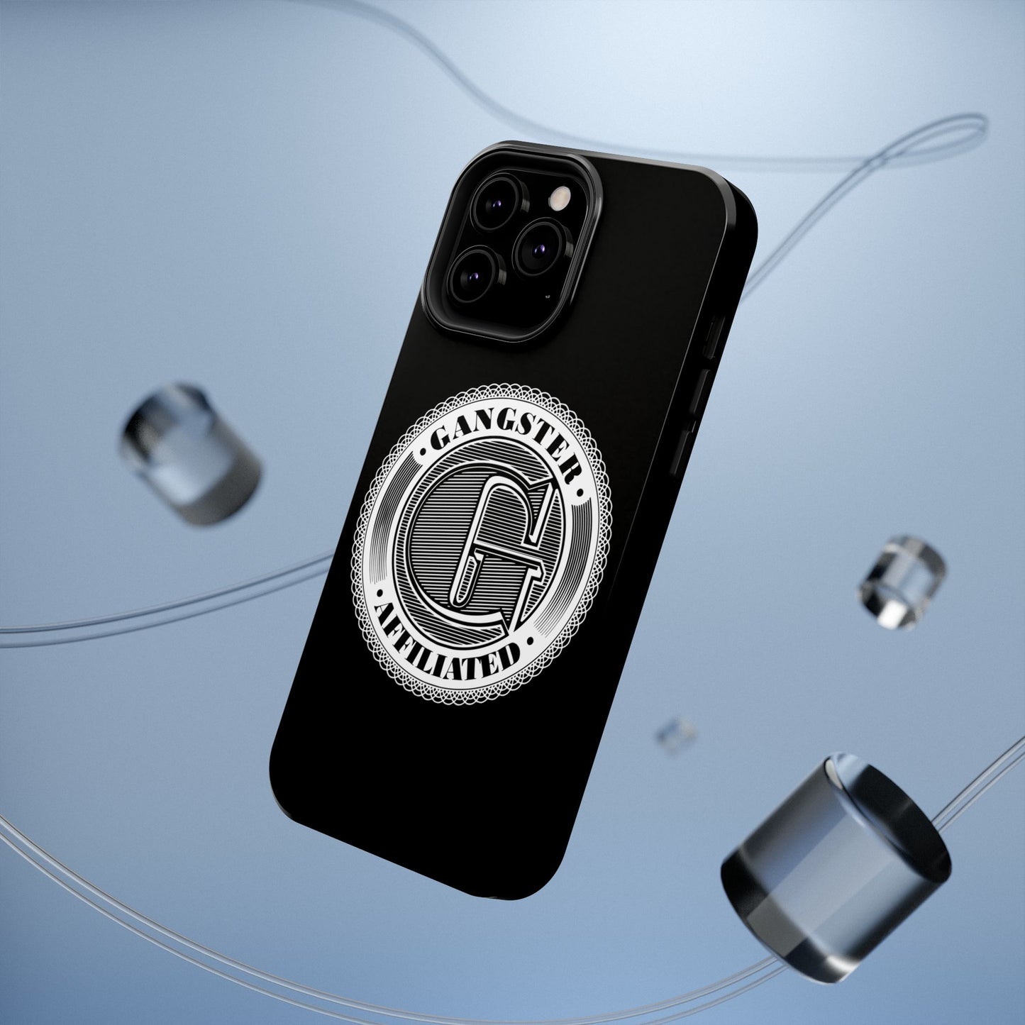 Gangster Affiliated Big "G" Monogram Logo Impact-Resistant Phone Case - Stylish Protection for Trendsetters