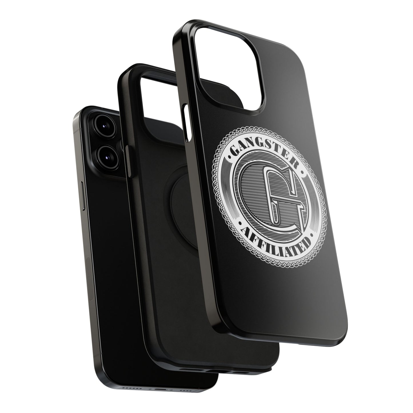 Gangster Affiliated Big "G" Monogram Logo Impact-Resistant Phone Case - Stylish Protection for Trendsetters