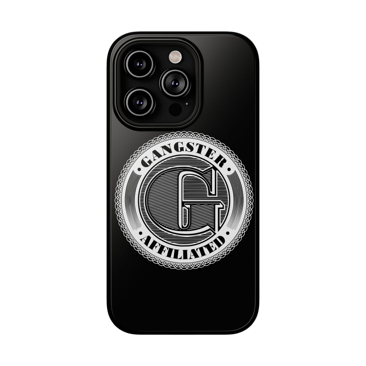 Gangster Affiliated Big "G" Monogram Logo Impact-Resistant Phone Case - Stylish Protection for Trendsetters