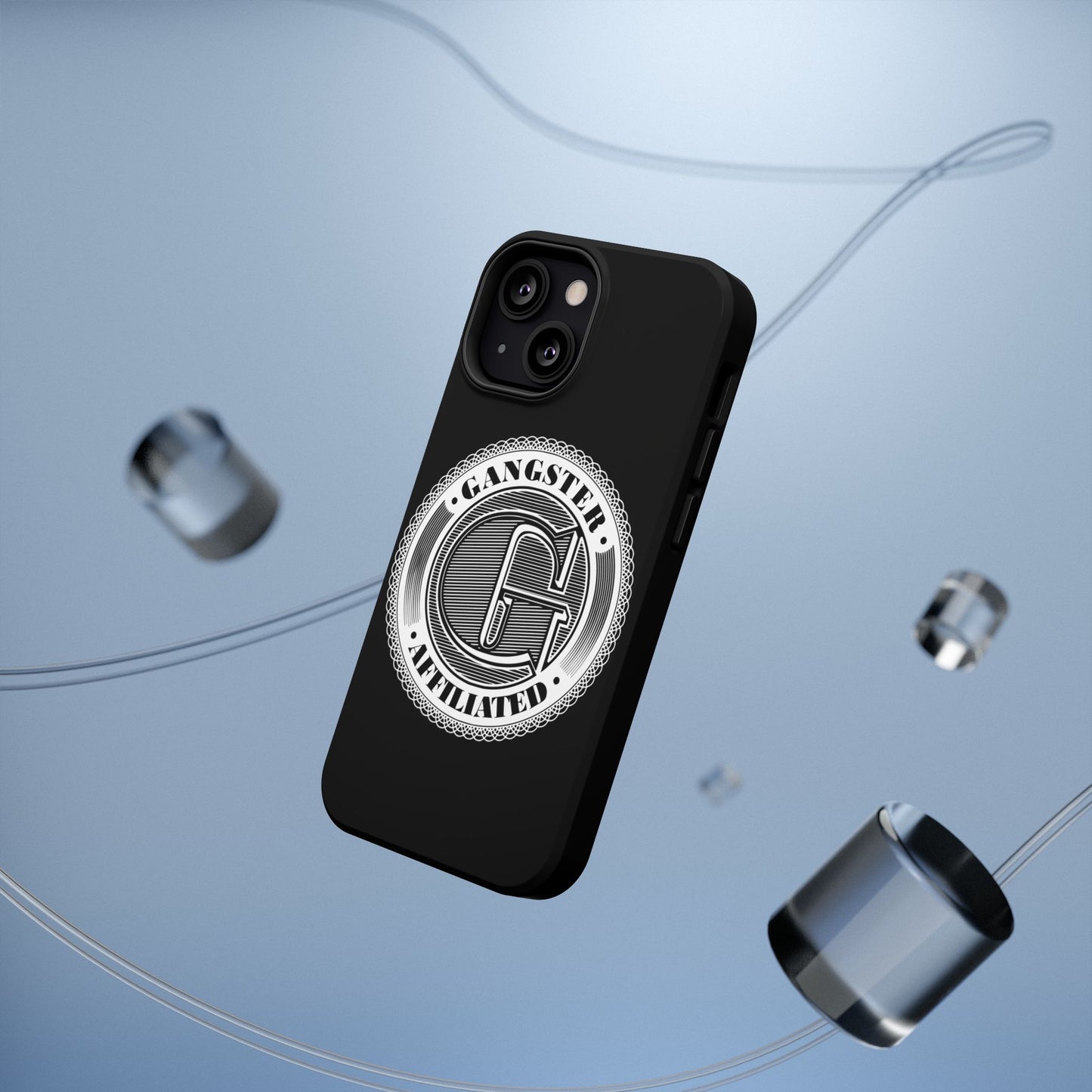 Gangster Affiliated Big "G" Monogram Logo Impact-Resistant Phone Case - Stylish Protection for Trendsetters
