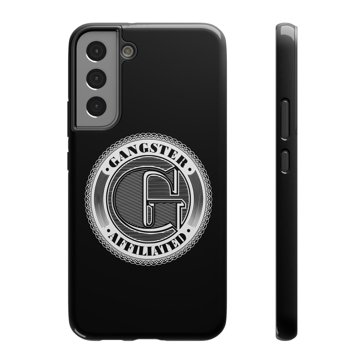 Gangster Affiliated Big "G" Monogram Logo Impact-Resistant Phone Case - Stylish Protection for Trendsetters