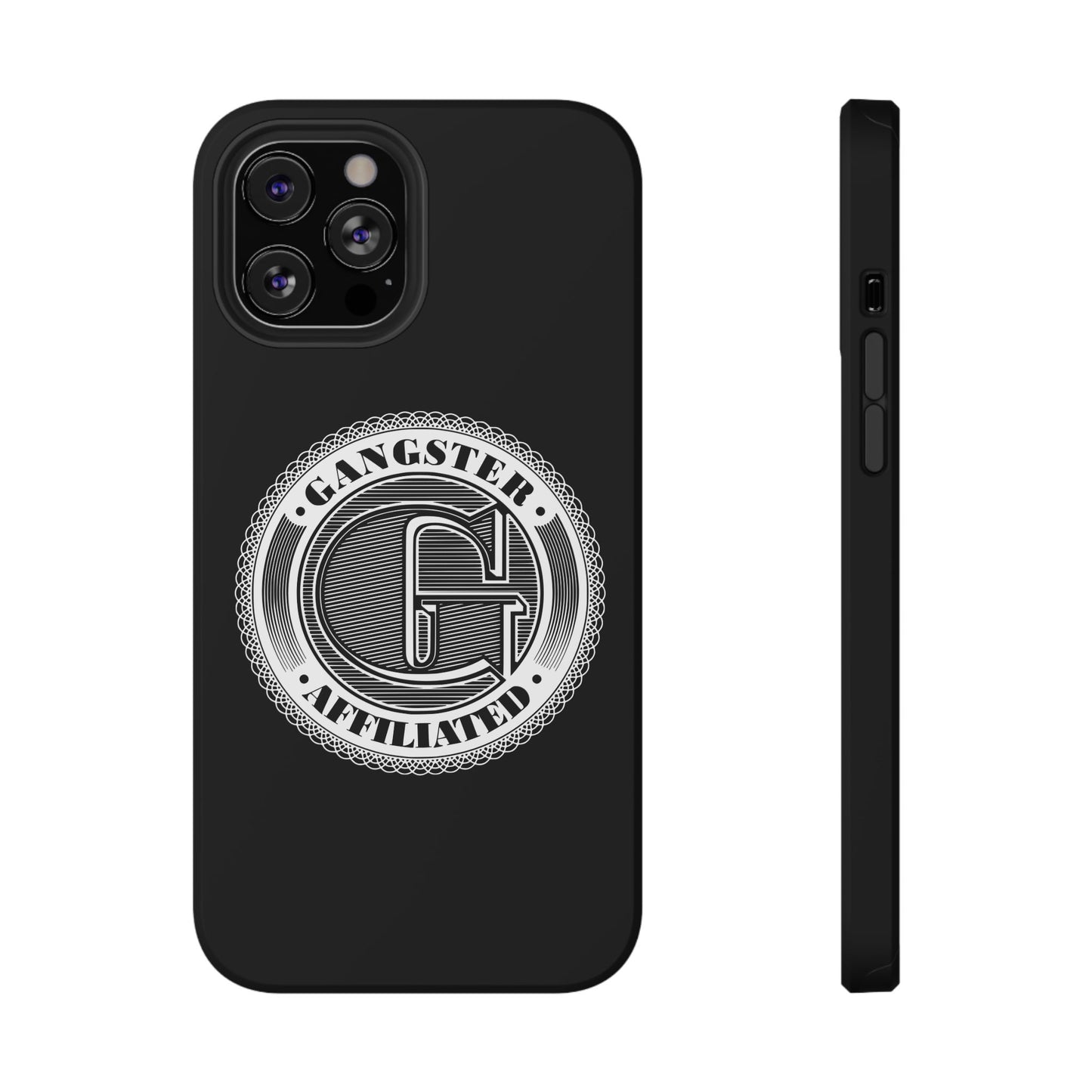 Gangster Affiliated Big "G" Monogram Logo Impact-Resistant Phone Case - Stylish Protection for Trendsetters