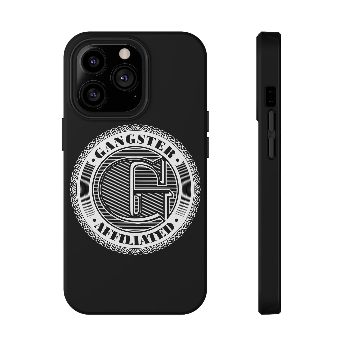 Gangster Affiliated Big "G" Monogram Logo Impact-Resistant Phone Case - Stylish Protection for Trendsetters