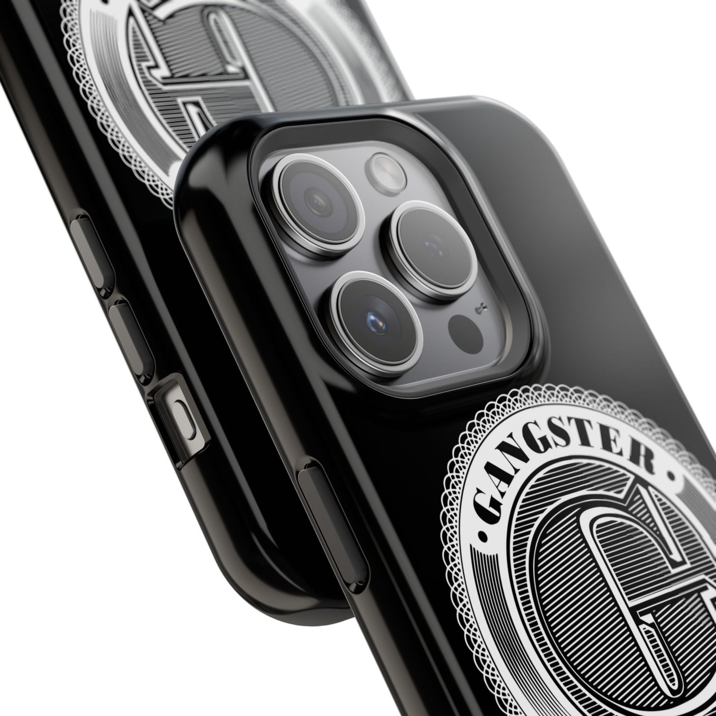 Gangster Affiliated Big "G" Monogram Logo Impact-Resistant Phone Case - Stylish Protection for Trendsetters