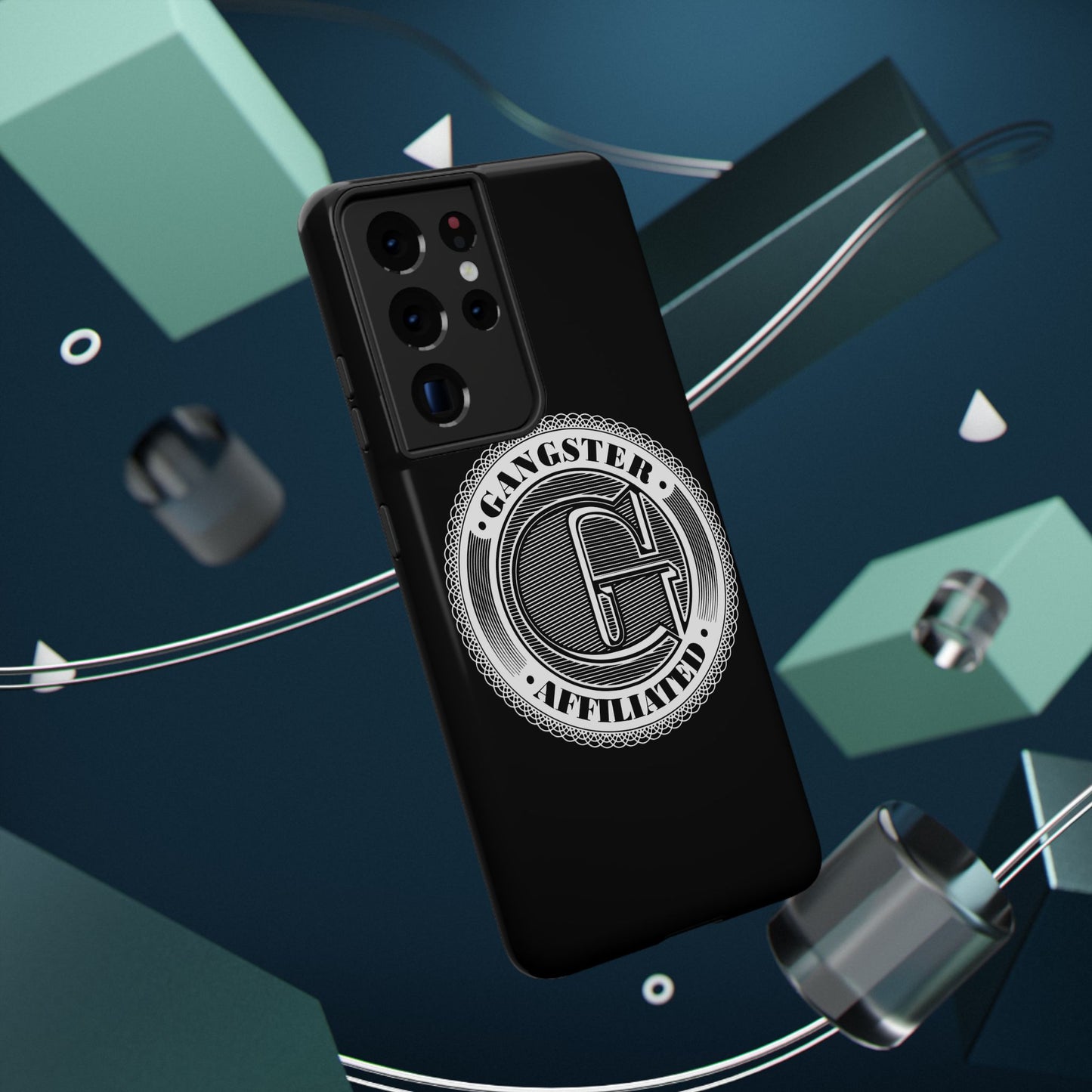 Gangster Affiliated Big "G" Monogram Logo Impact-Resistant Phone Case - Stylish Protection for Trendsetters
