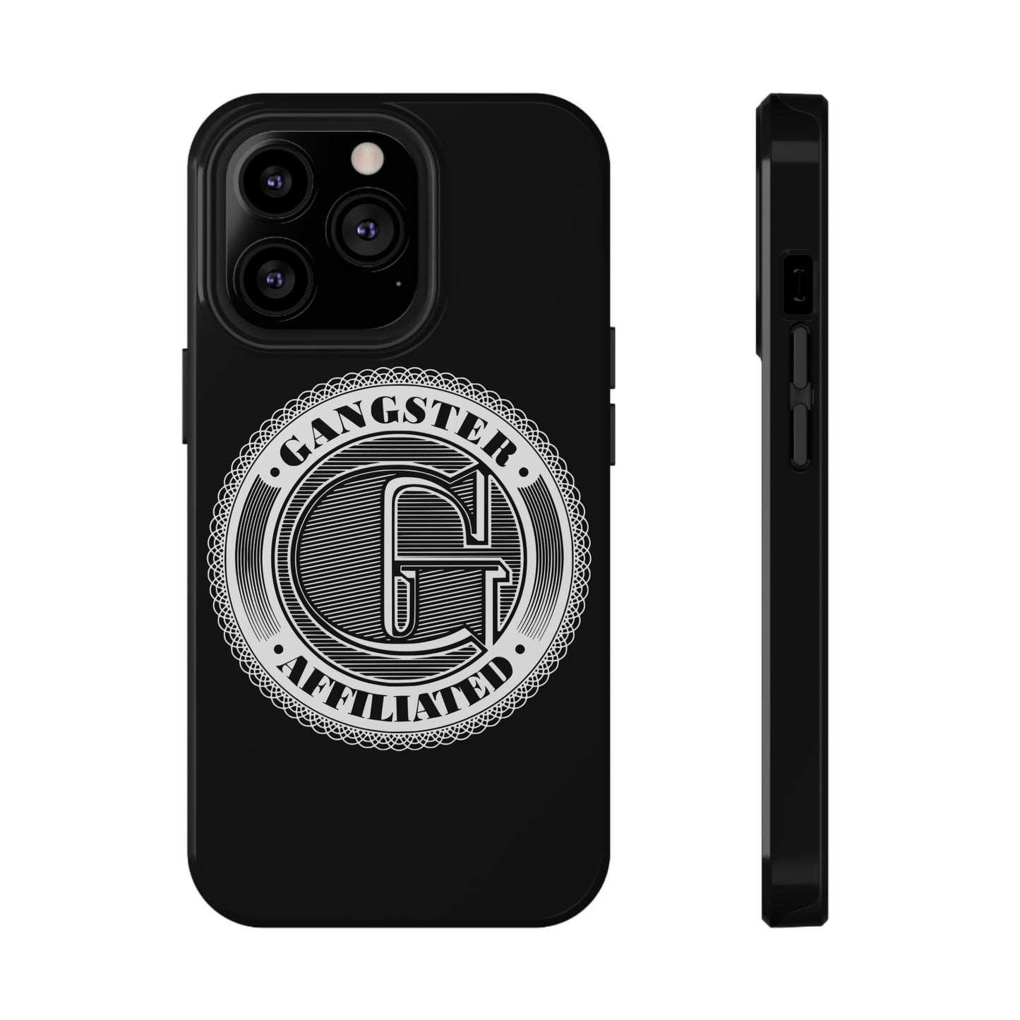 Gangster Affiliated Big "G" Monogram Logo Impact-Resistant Phone Case - Stylish Protection for Trendsetters