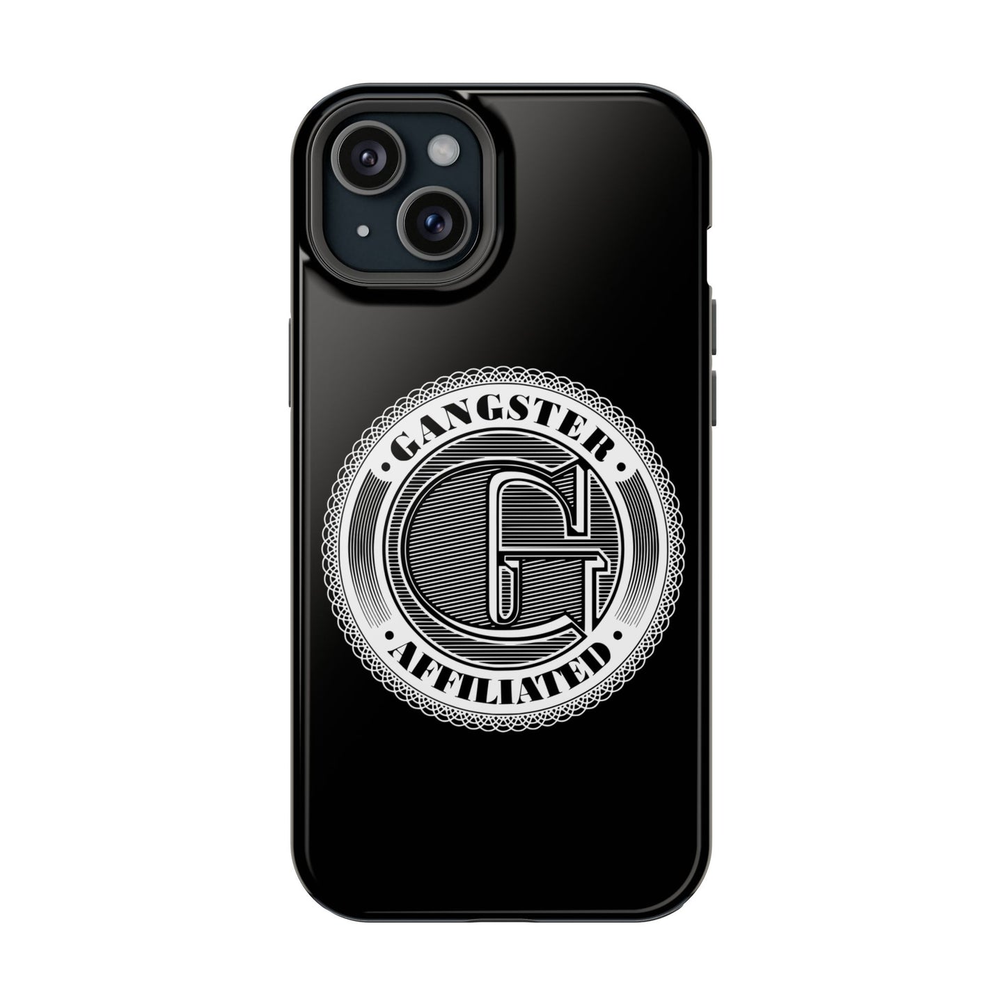 Gangster Affiliated Big "G" Monogram Logo Impact-Resistant Phone Case - Stylish Protection for Trendsetters