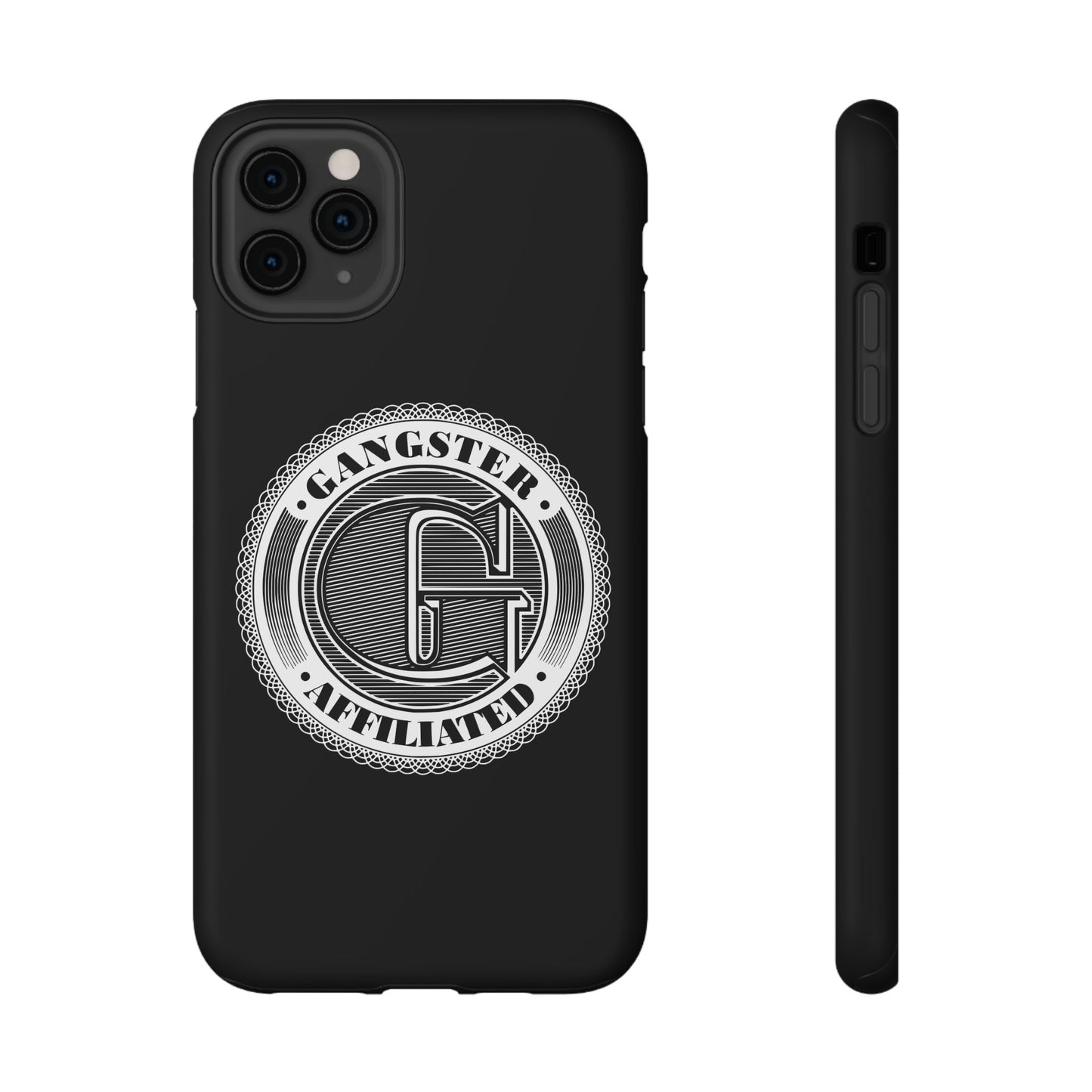 Gangster Affiliated Big "G" Monogram Logo Impact-Resistant Phone Case - Stylish Protection for Trendsetters
